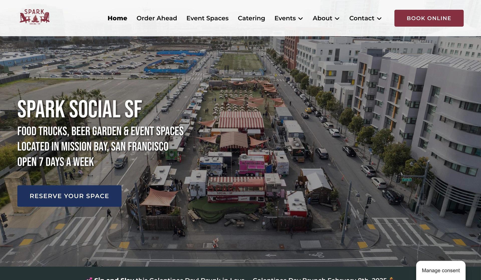 Spark Social SF-food truck websites