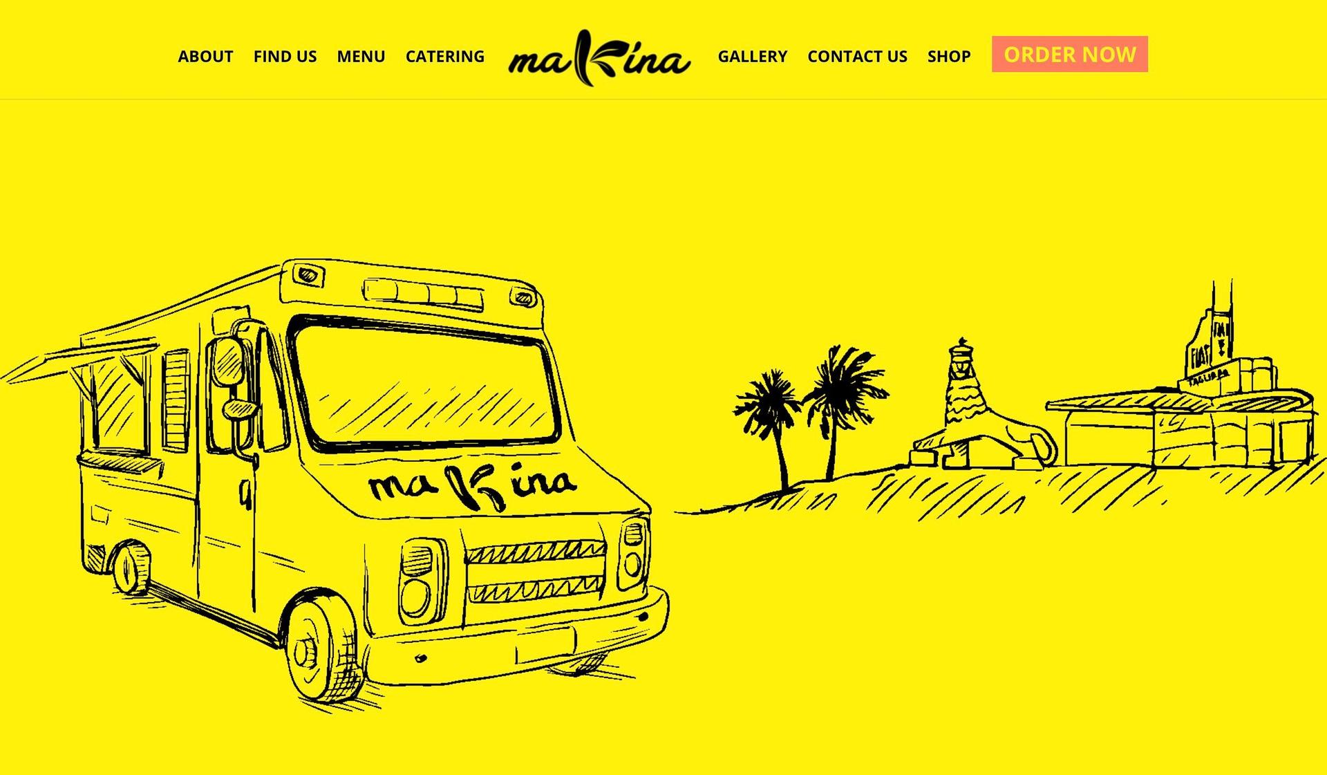 Makina Cafe NYC-food truck websites
