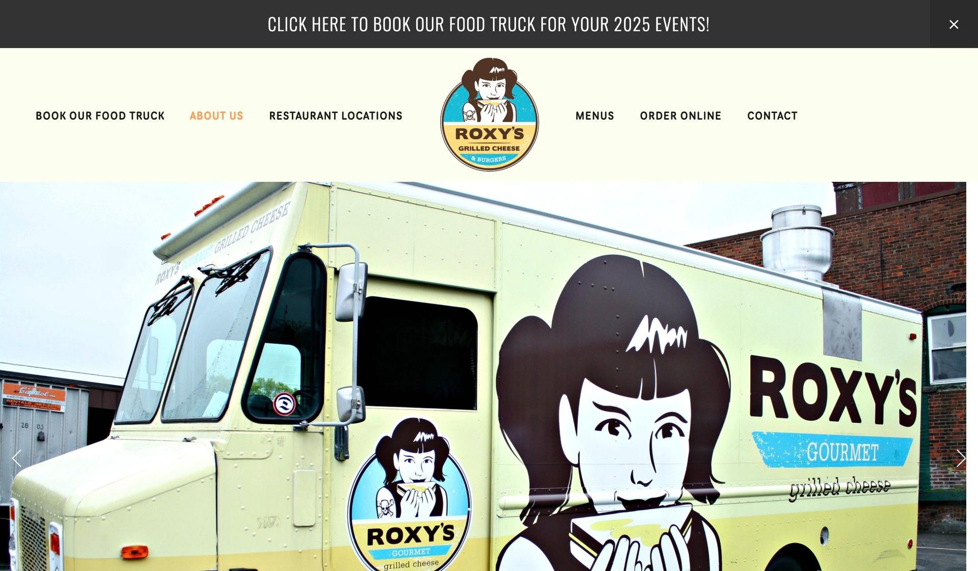 Roxy's Grilled Cheese-food truck websites