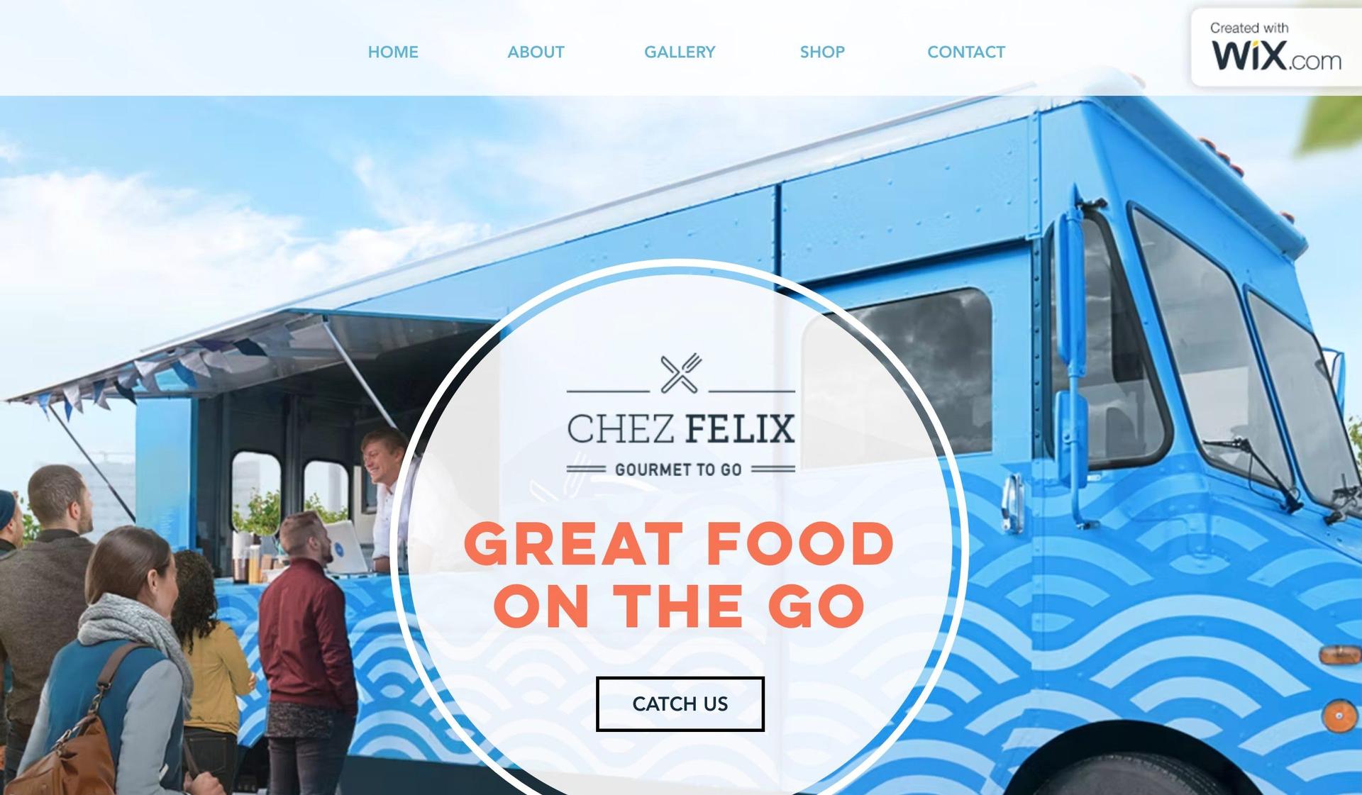 Chez Felix Gourmet-food truck websites