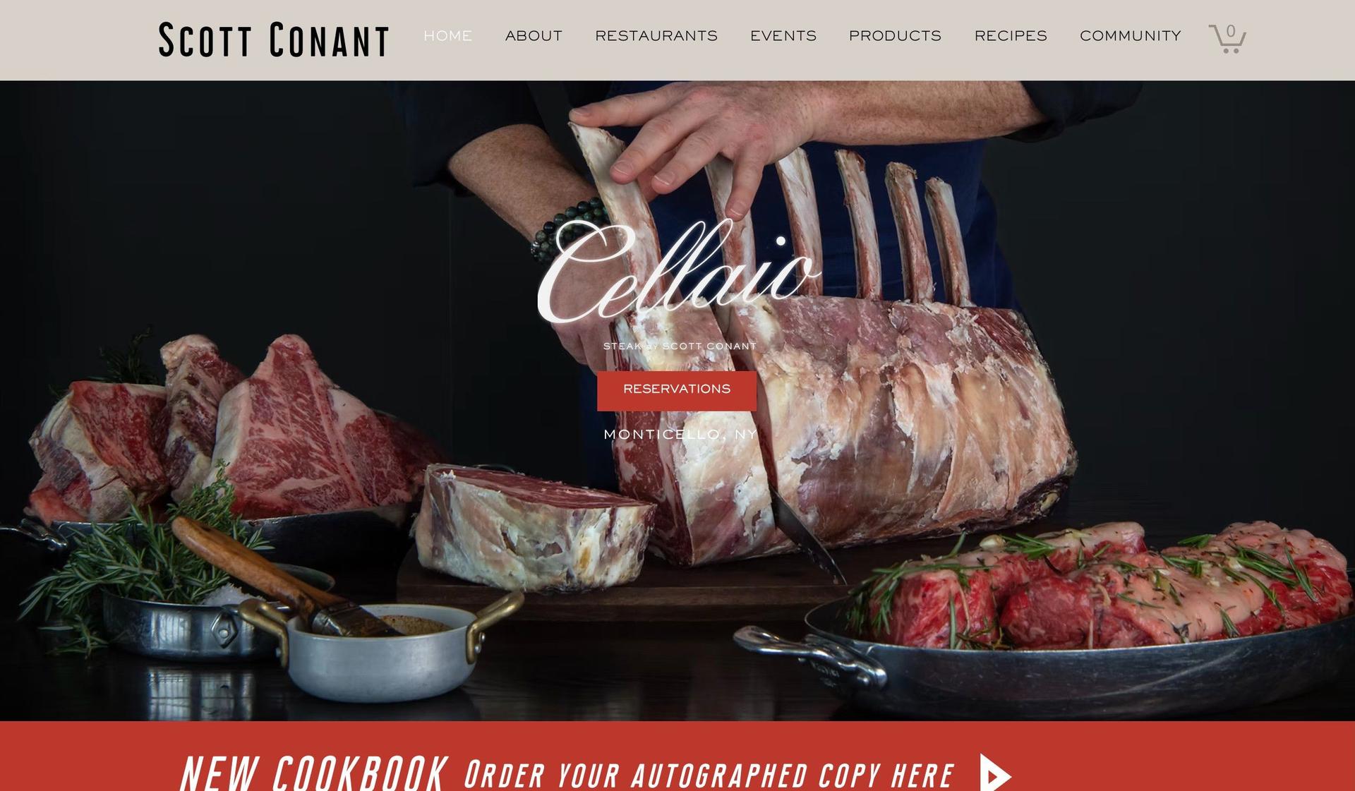 Scott Conant-food website examples