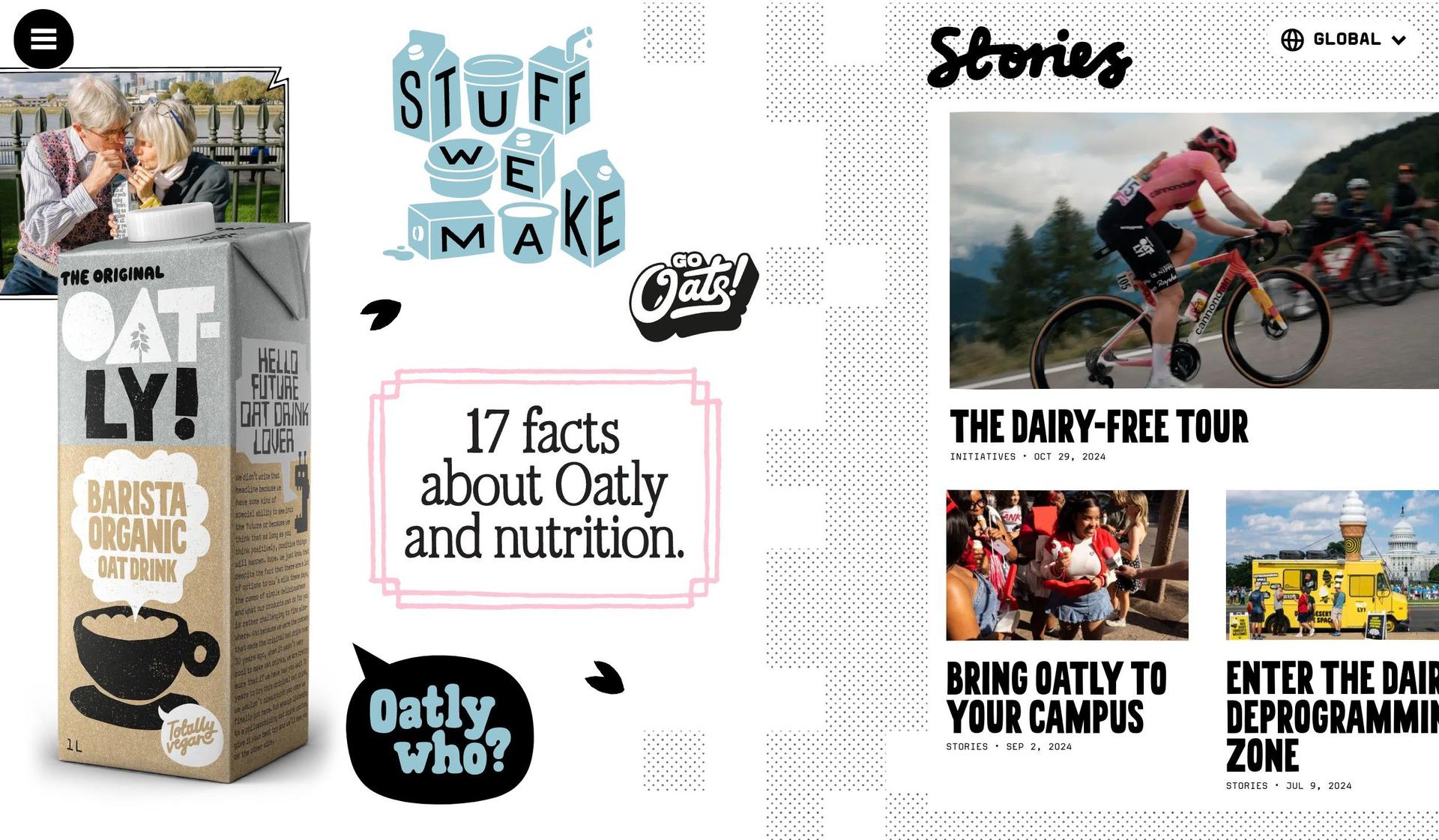 Oatly-food website examples