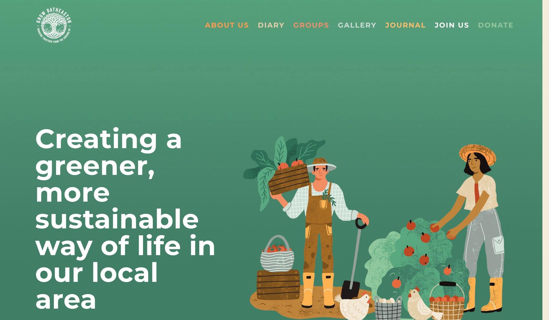 Grow Bath Easton-green websites