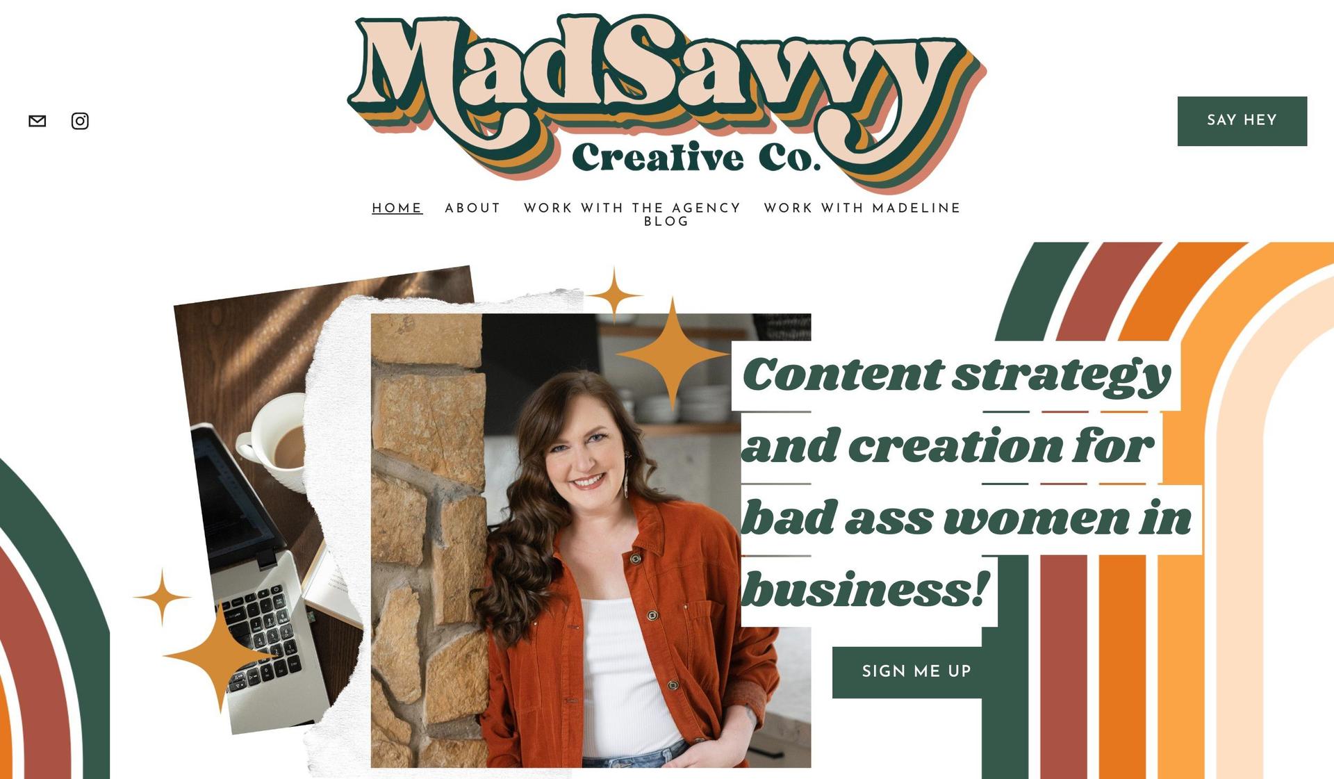 Mad Savvy Creative-green websites