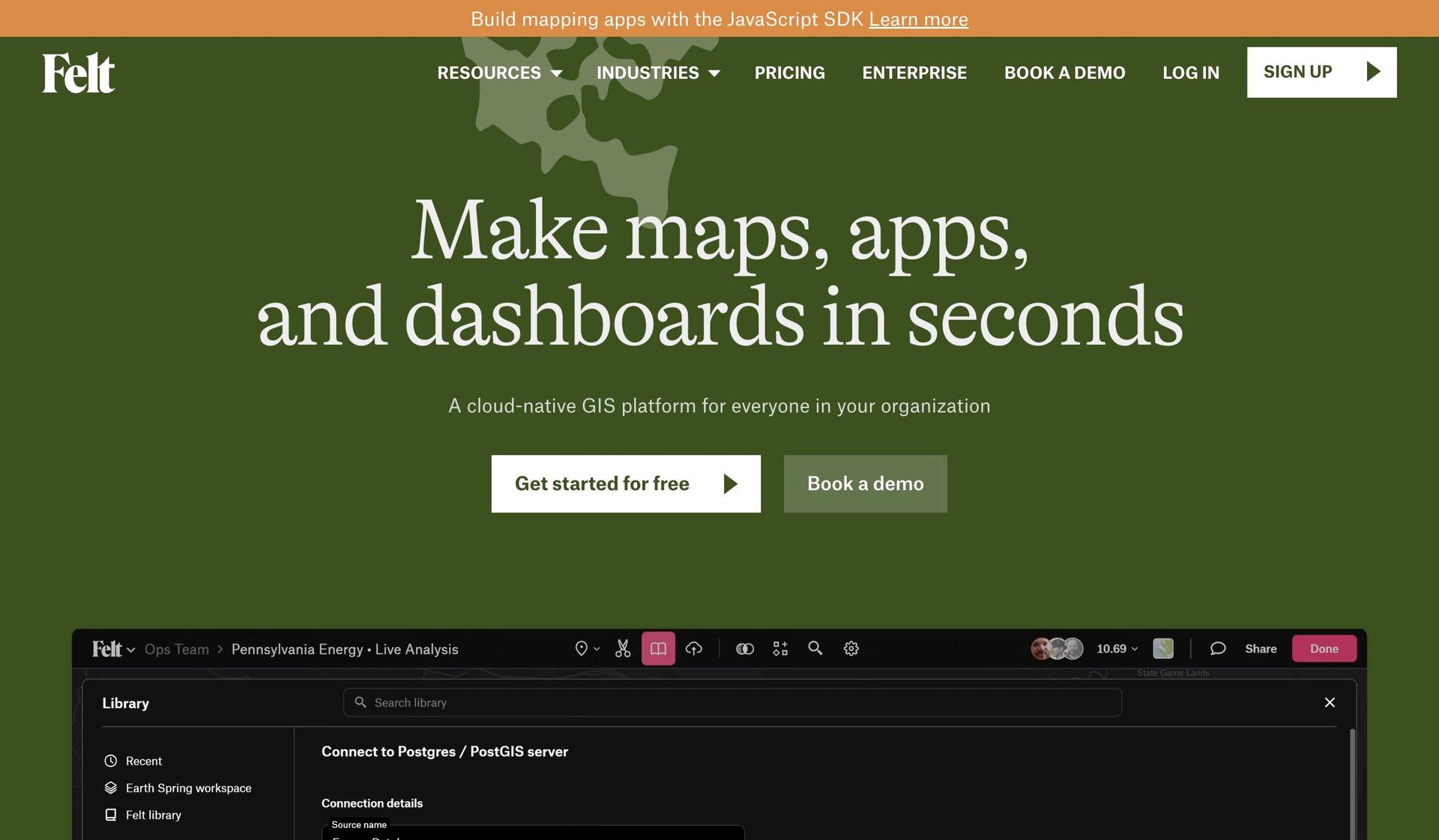 Felt-green websites