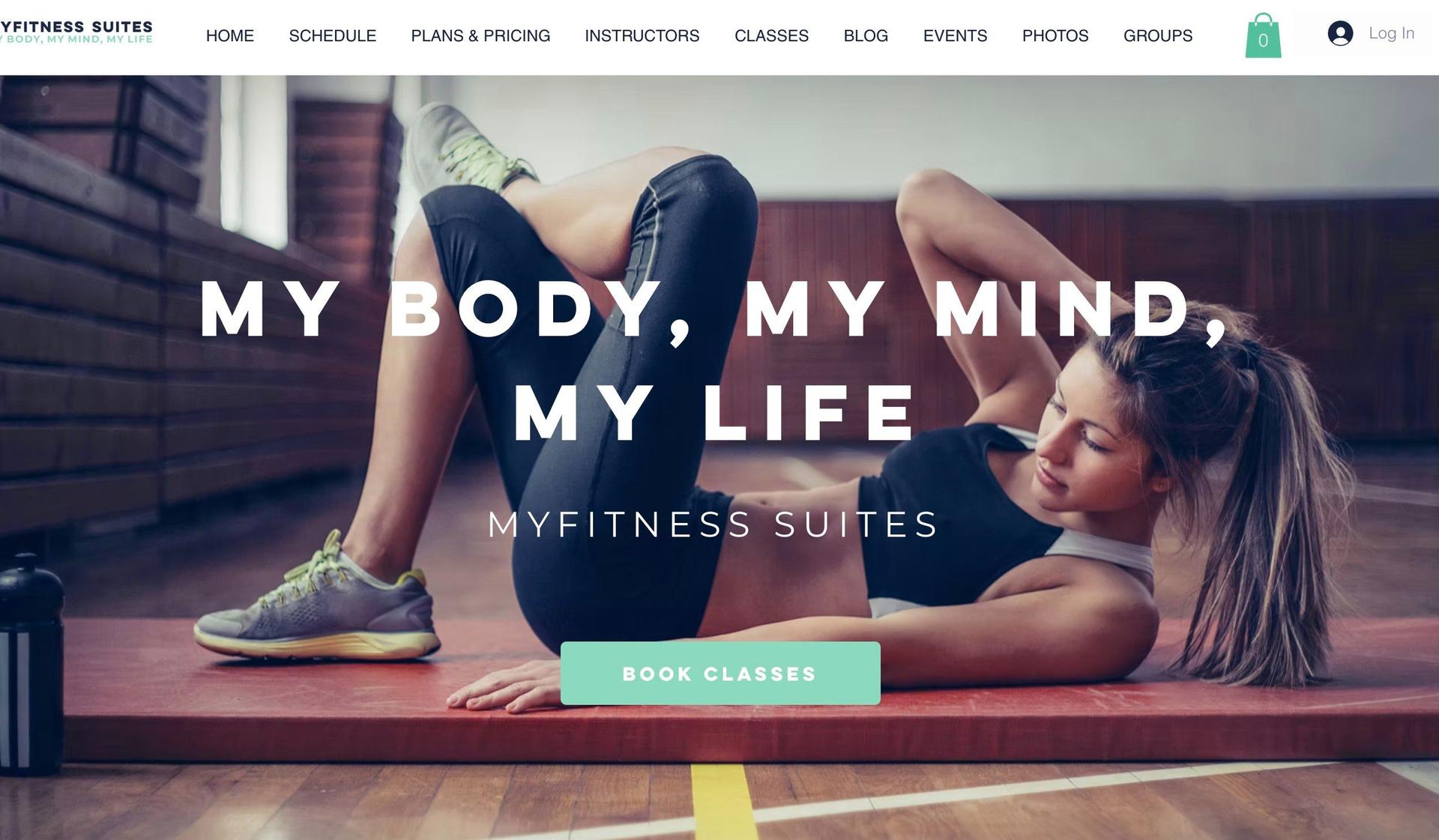My Fitness Suites-gym website design