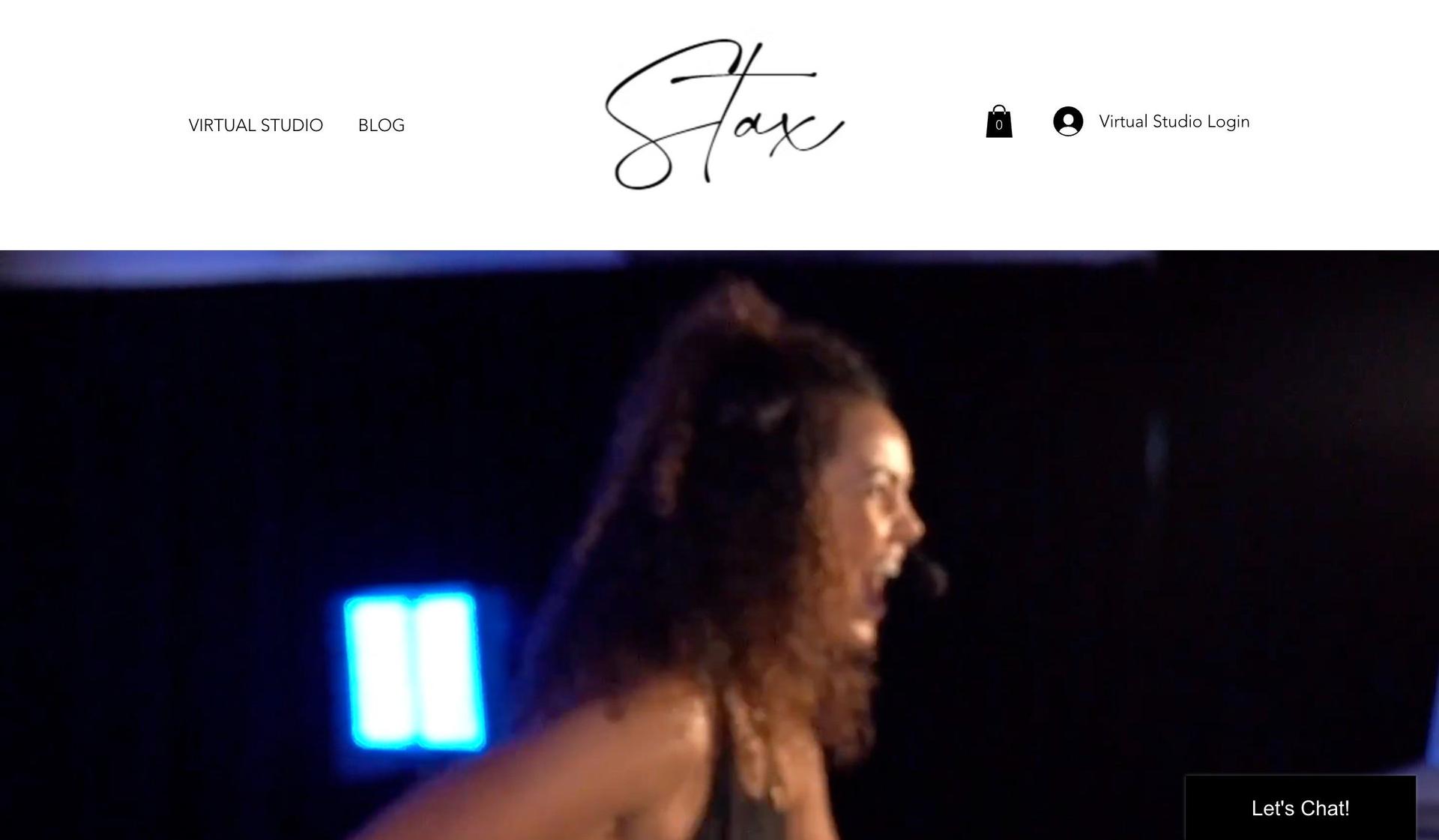 Stax Cycle Club-gym website design