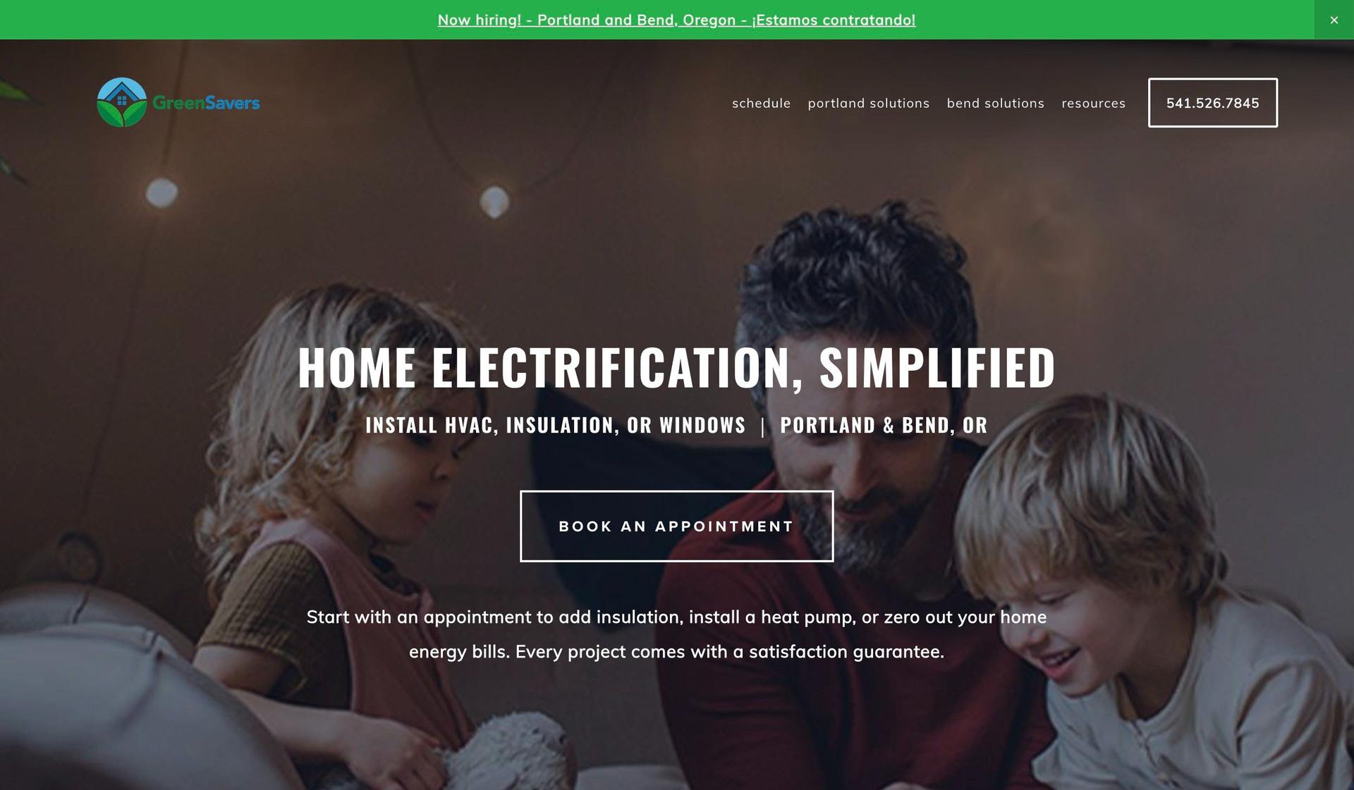 GreenSavers-hvac websites