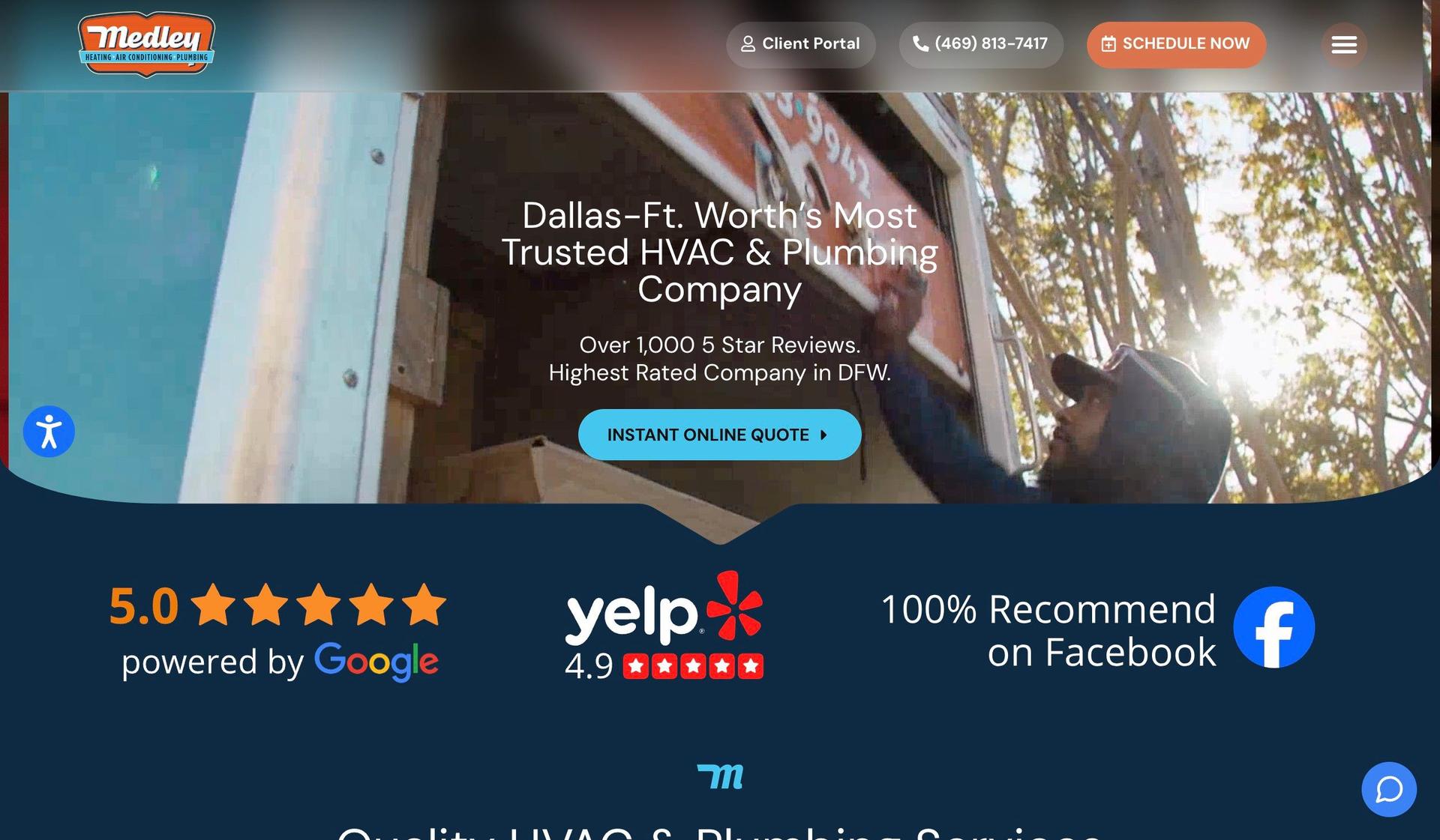 Call Medley-hvac websites