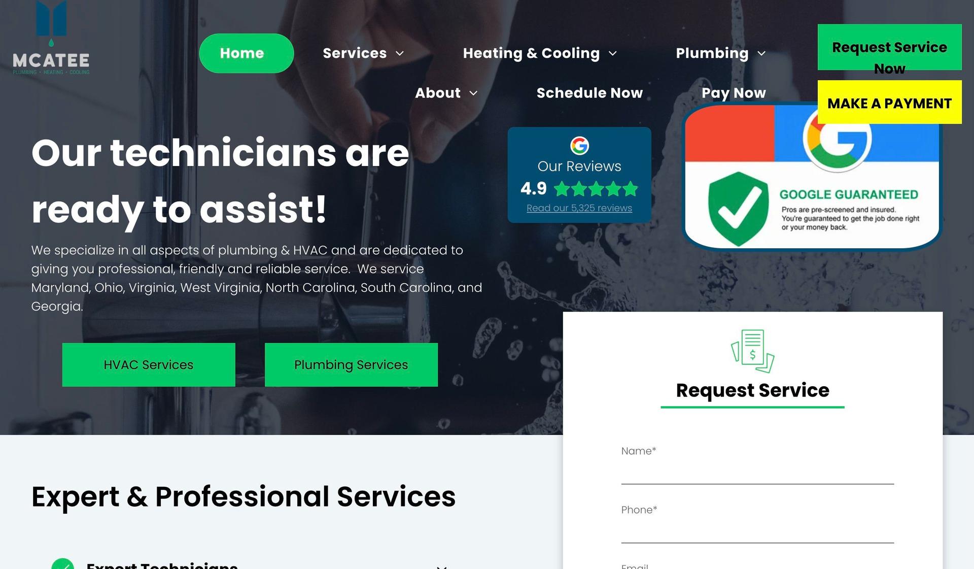 McAtee LLC-hvac websites