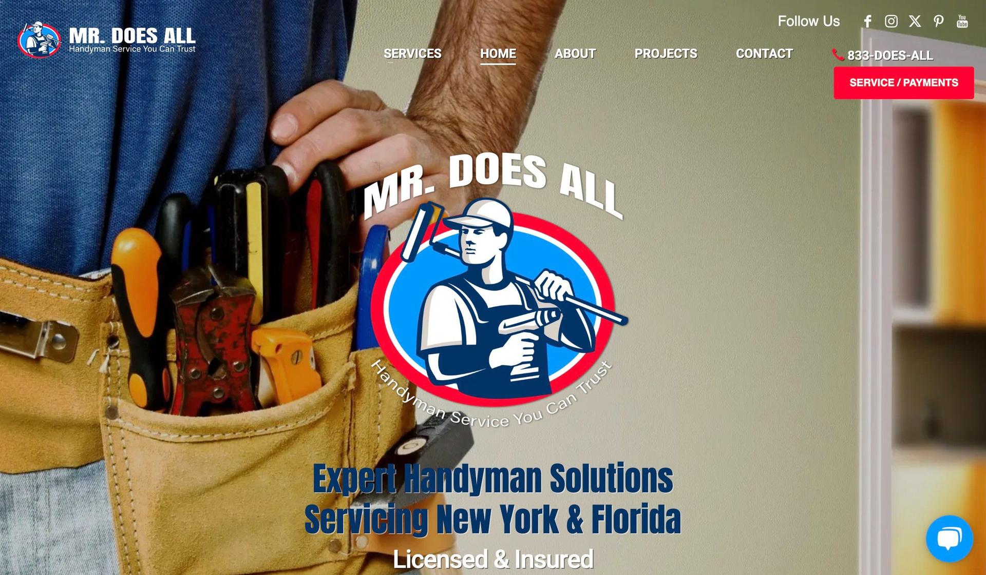 Mr. Does All-handyman websites