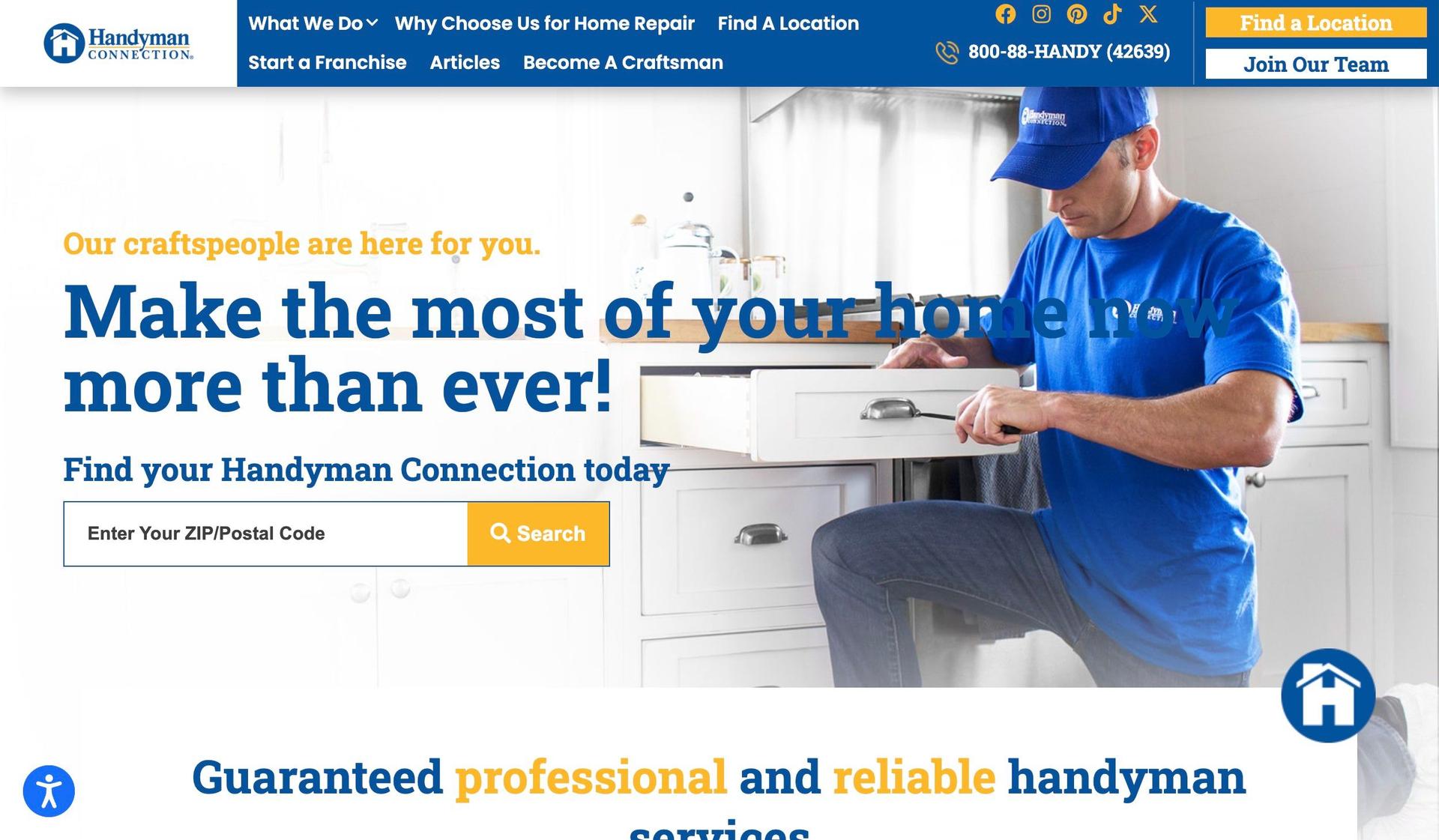 Handyman Connection-handyman websites