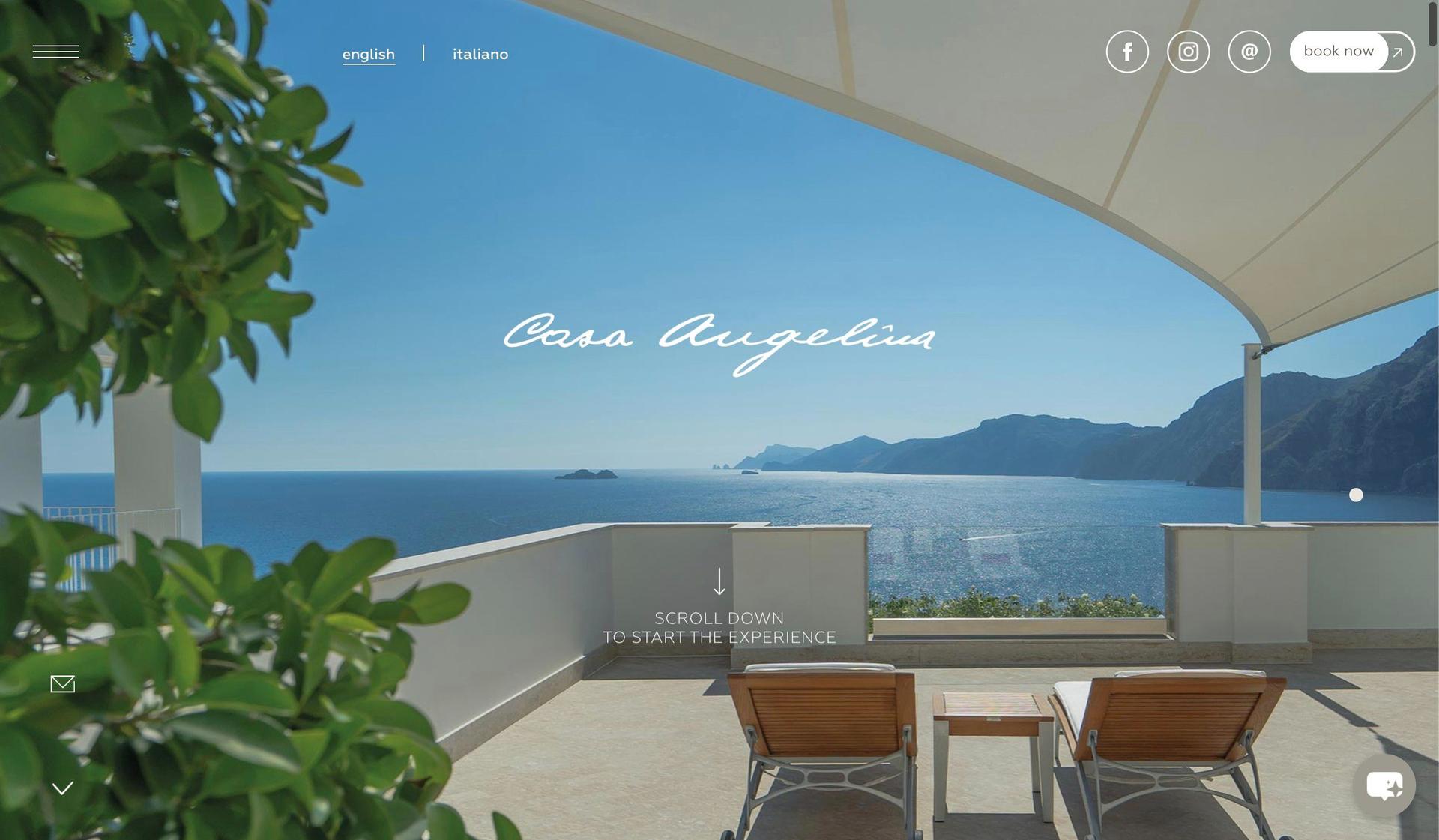 Casa Angelina-hotel website examples