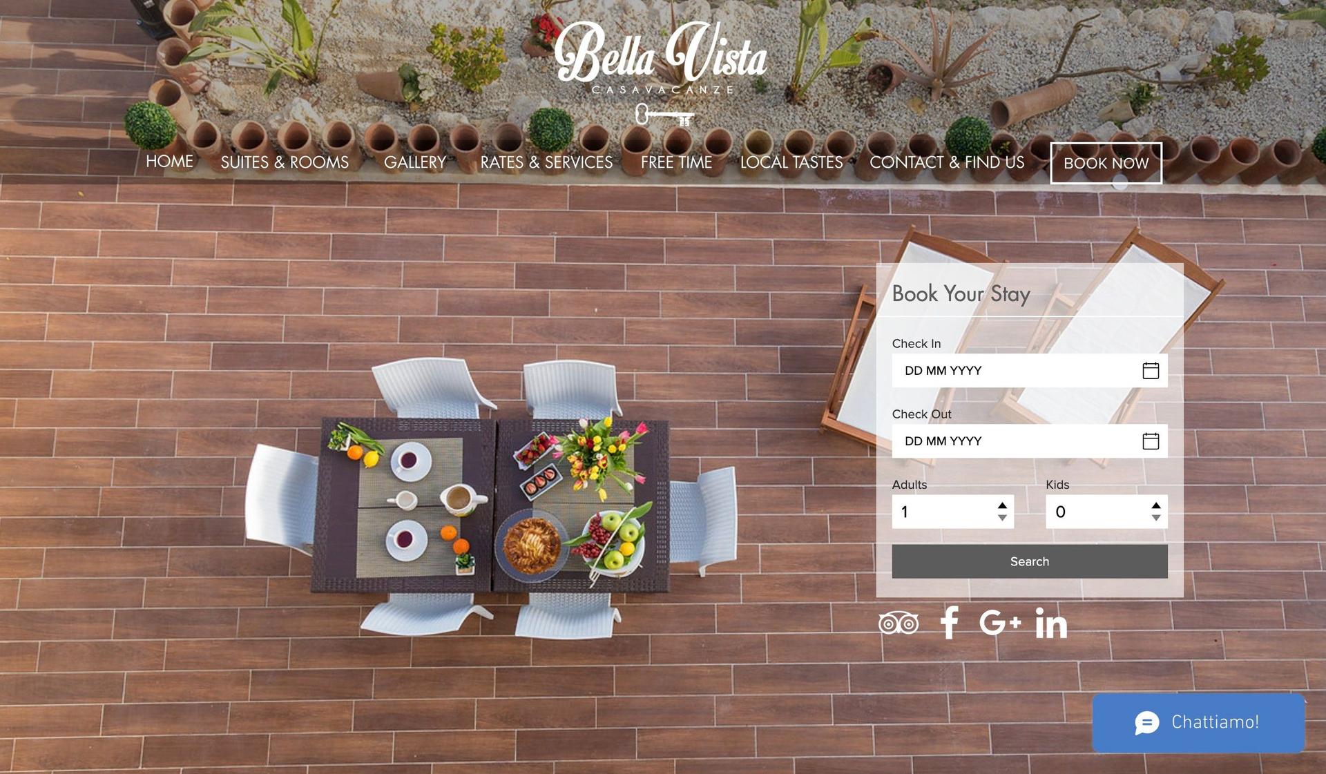 Bellavista Vacanze-hotel website examples