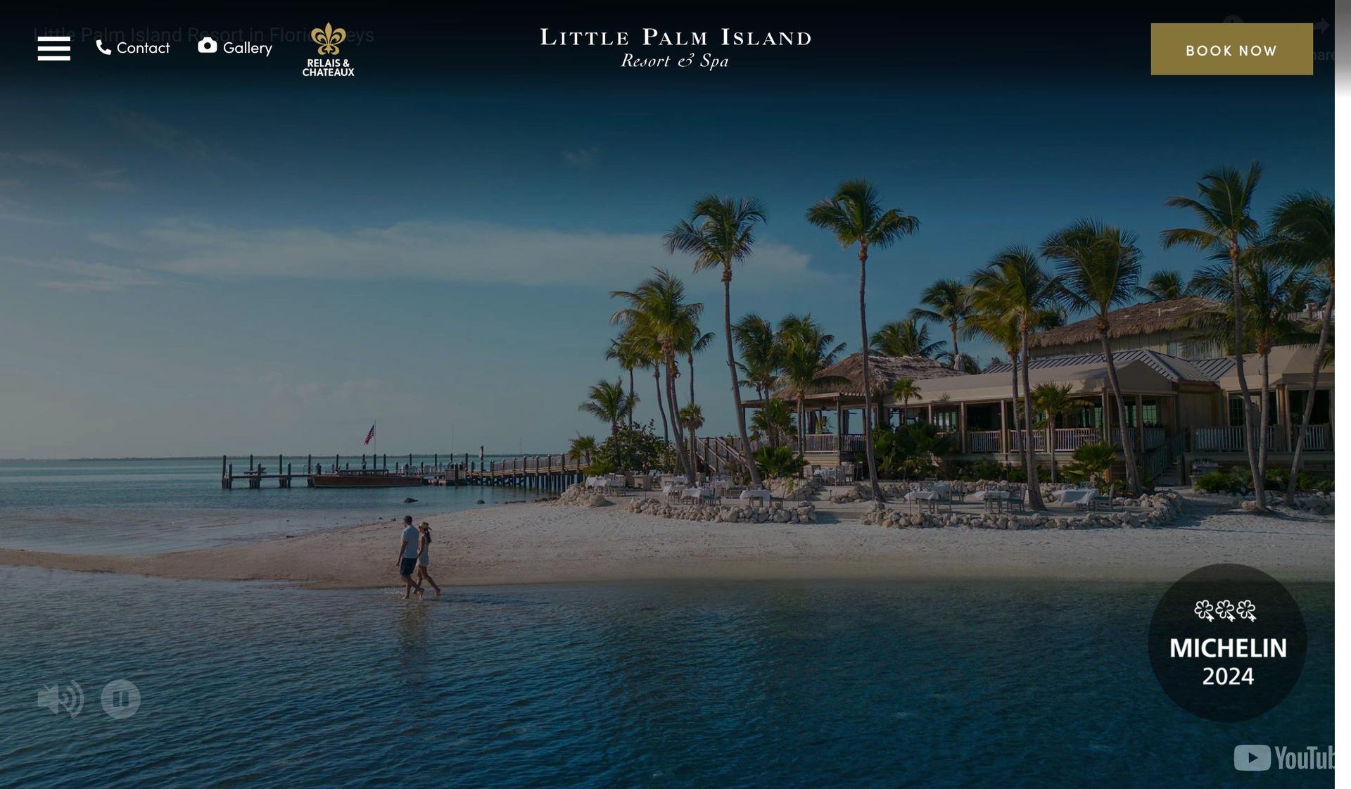 Little Palm Island-hotel website examples