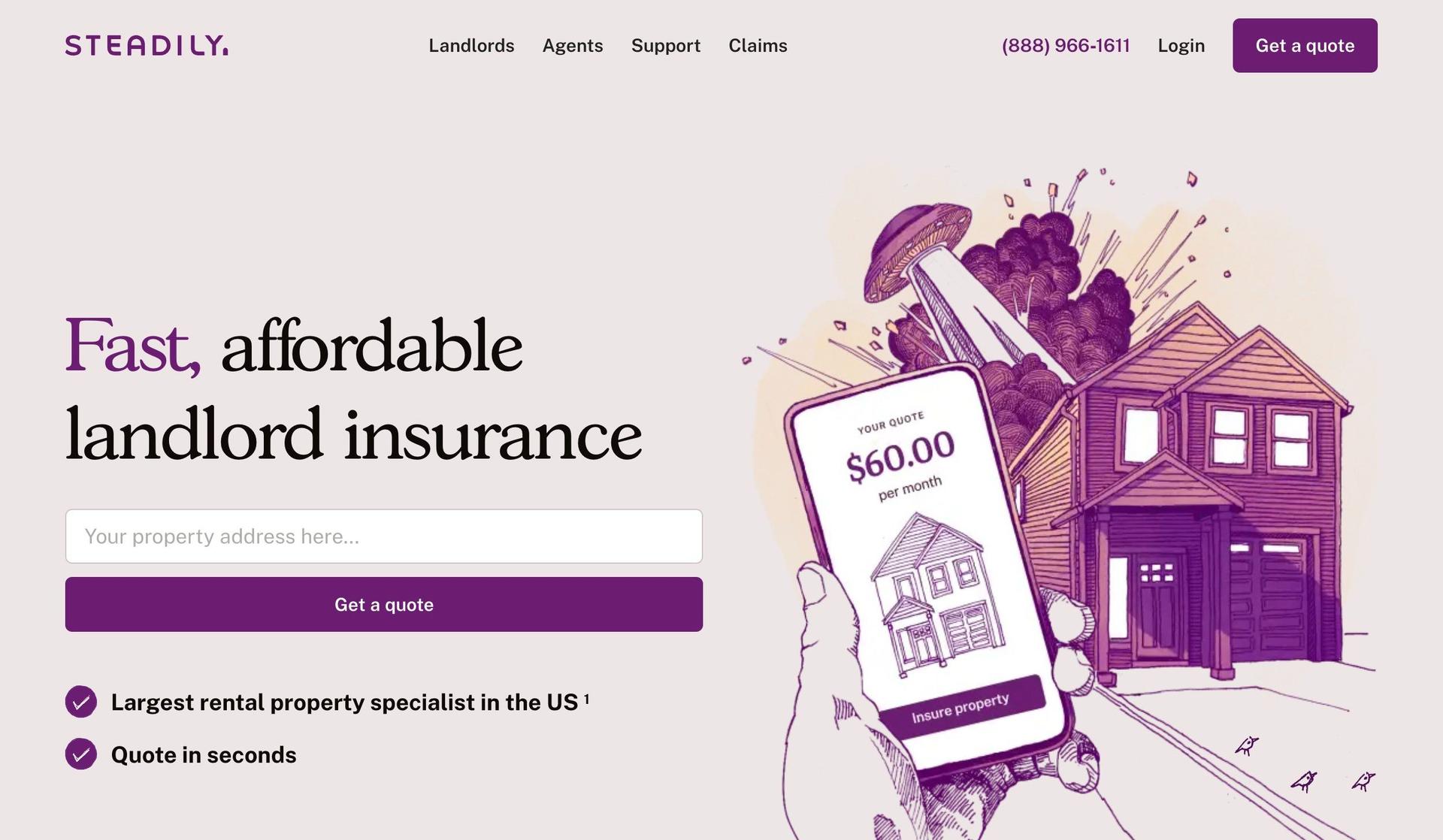Steadily-insurance agent websites