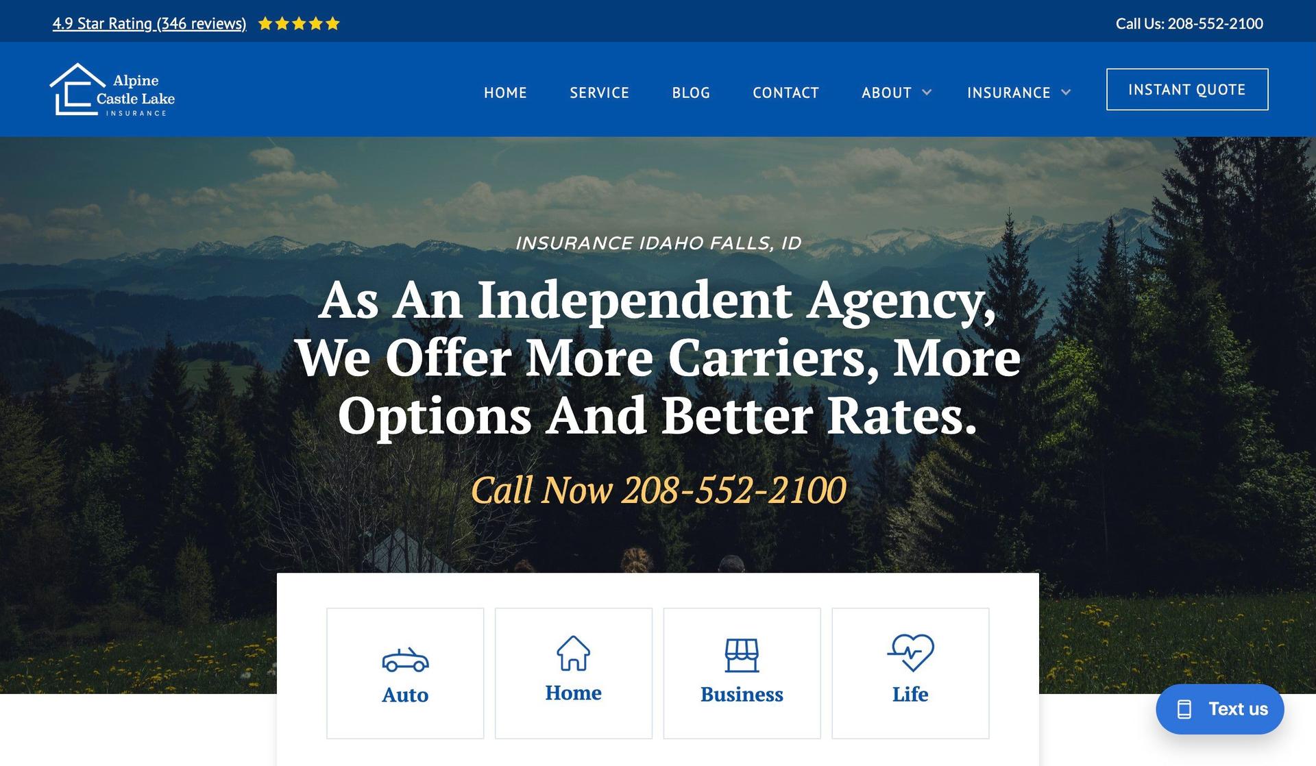 Alpine Insurance Agency-insurance agent websites