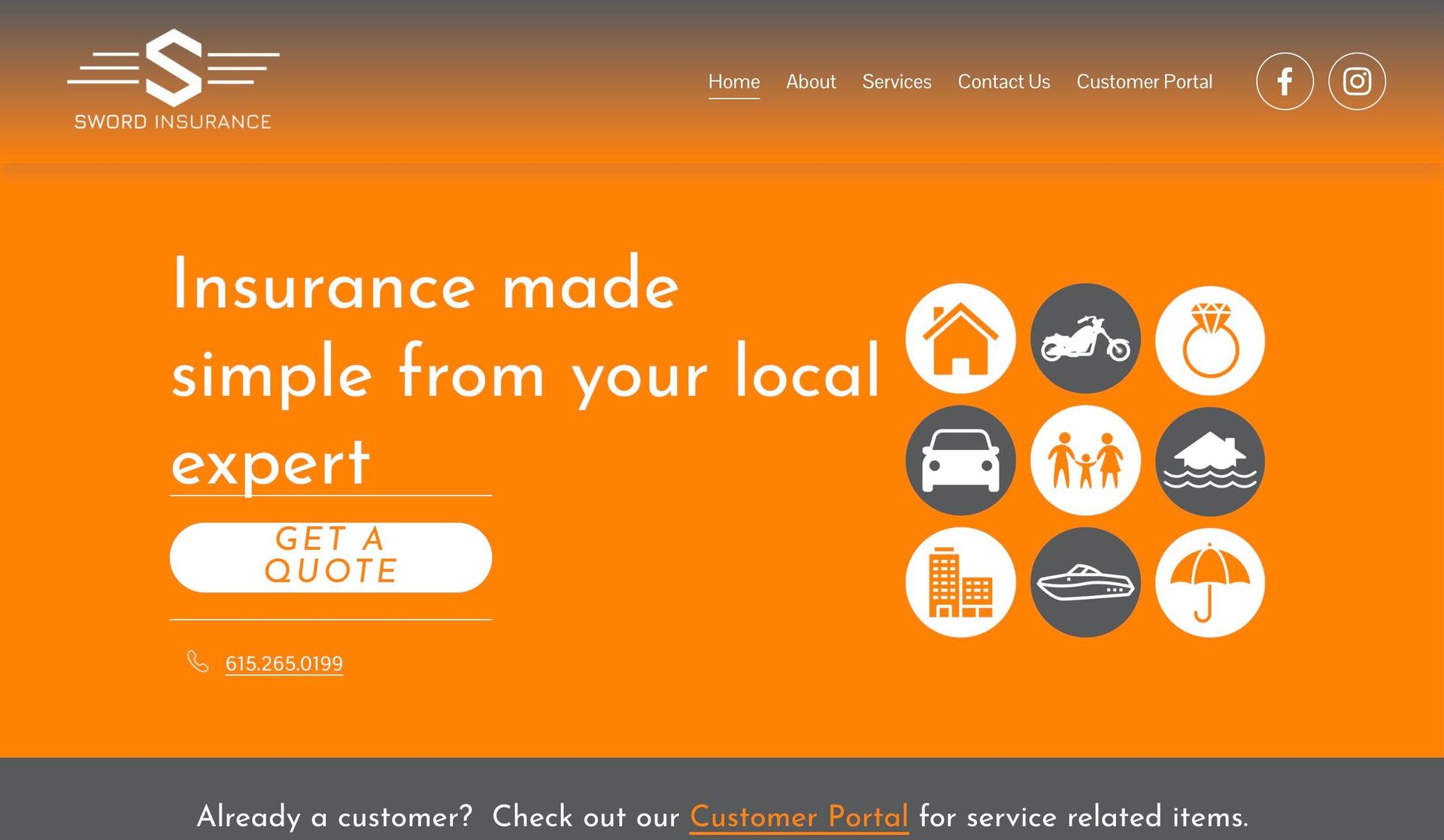 Sword Insurance-insurance agent websites