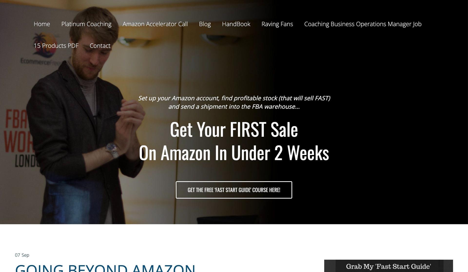 Ecommerce Freedom-jimdo websites