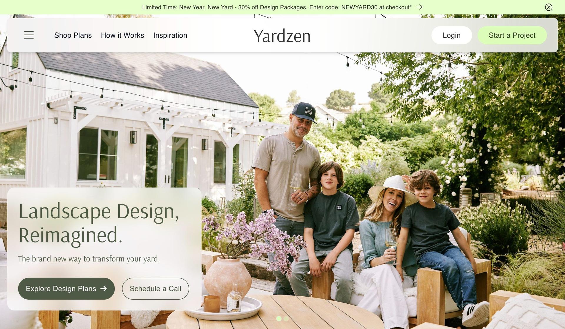 Yardzen-landscaping websites