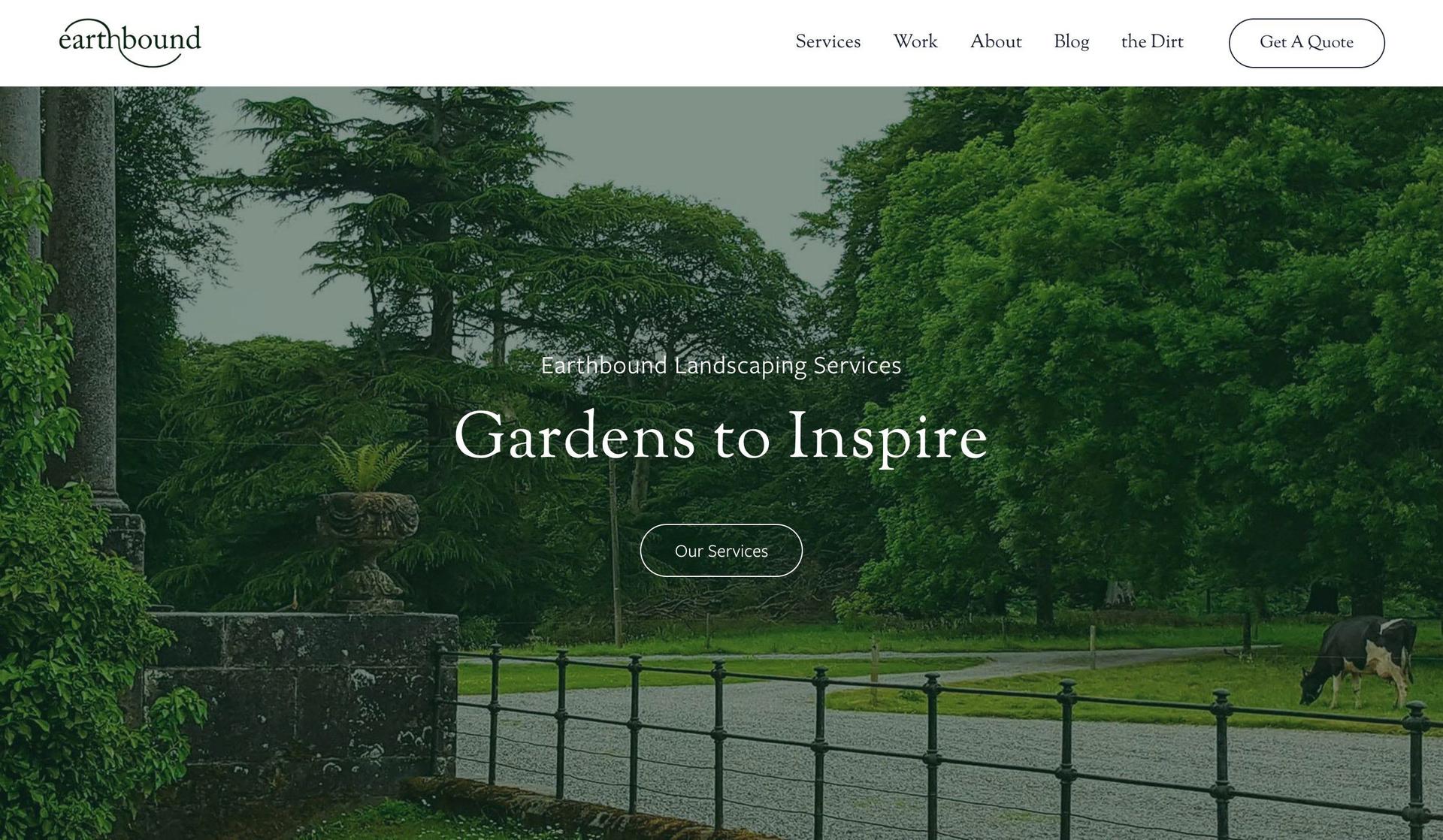 Earthbound Designs-landscaping websites