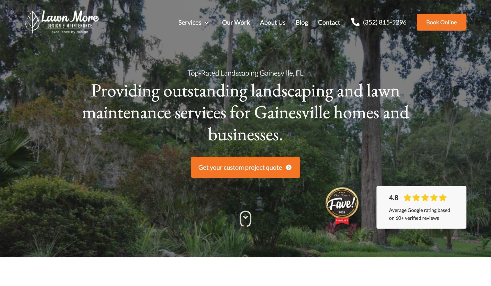 LawnMore Gainesville-landscaping websites