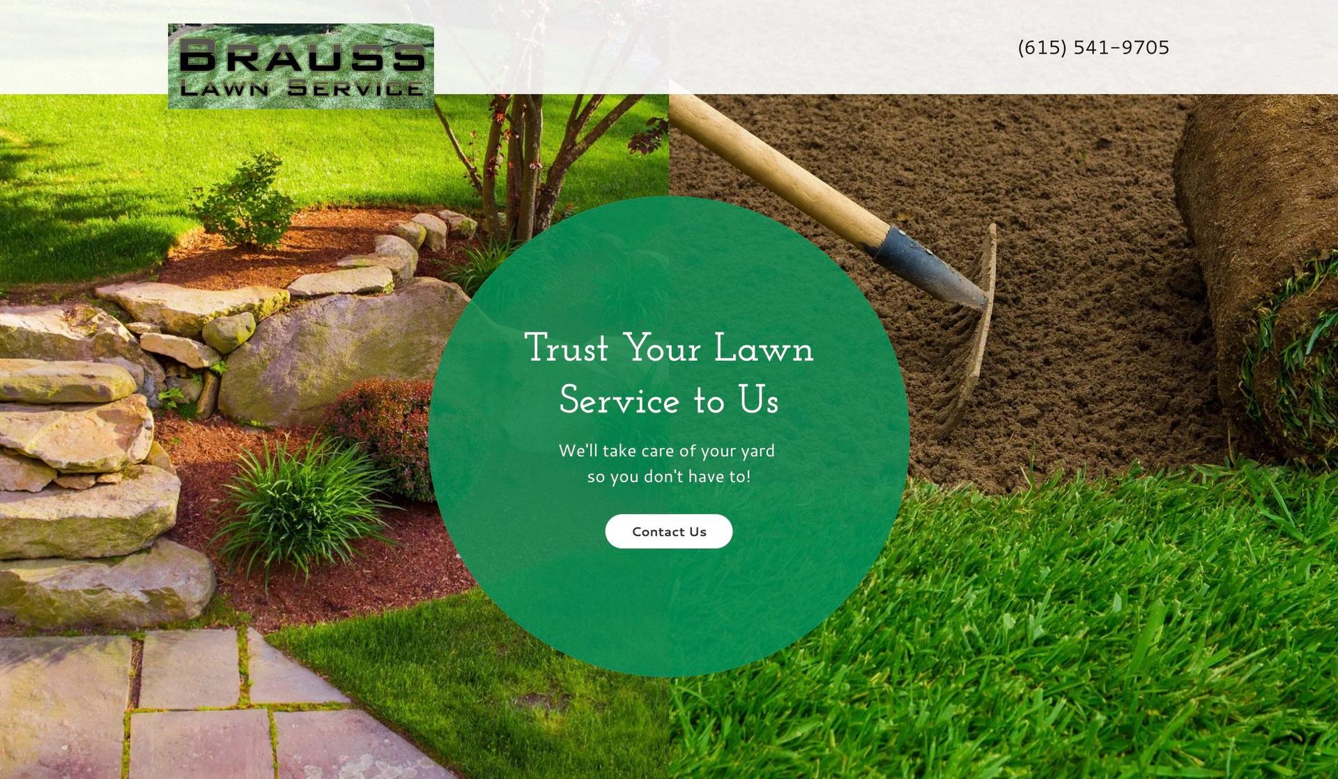 Brauss Lawn Service-landscaping websites