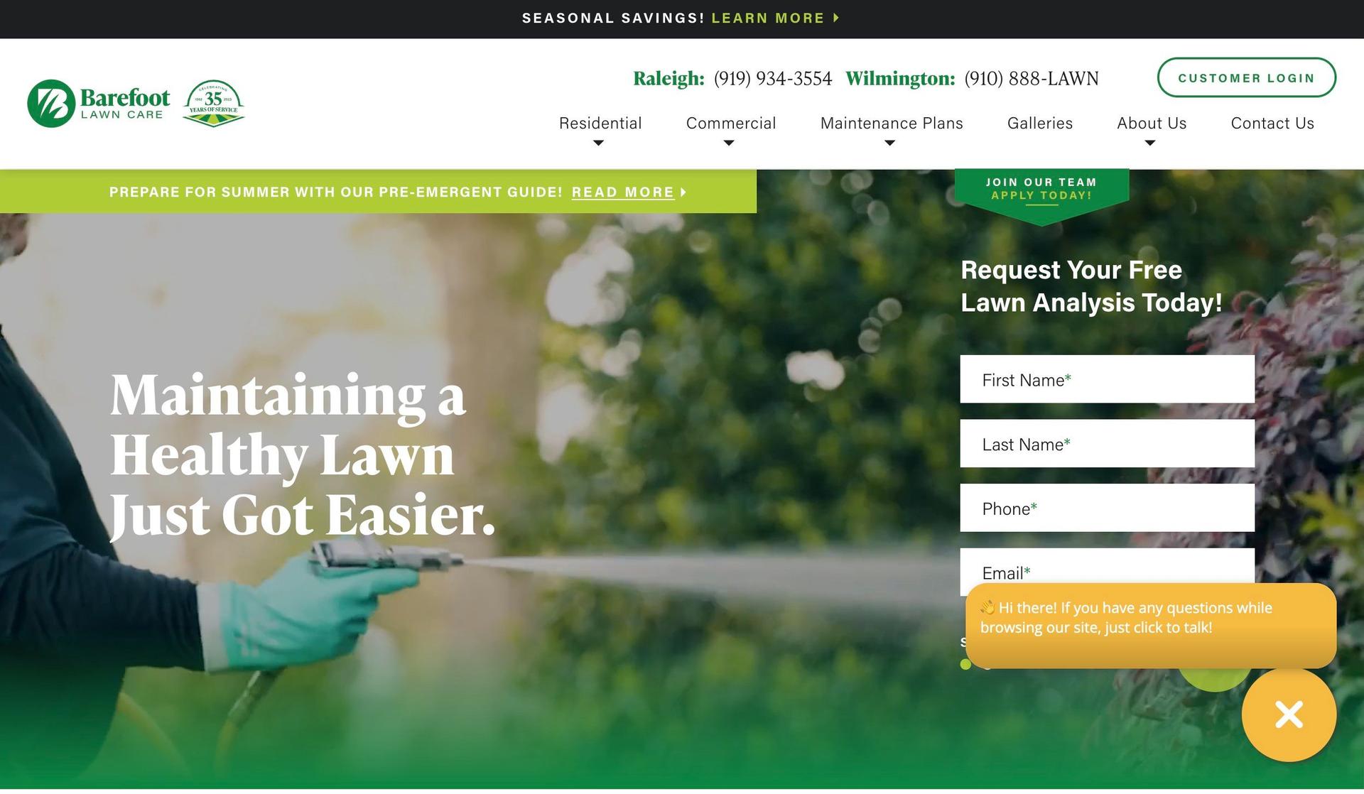 Barefoot Lawn Care-landscaping websites