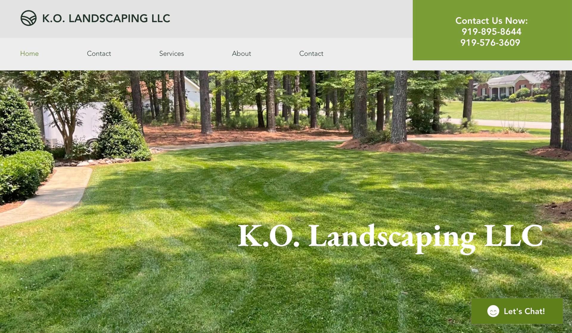 KO Landscaping NC-landscaping websites