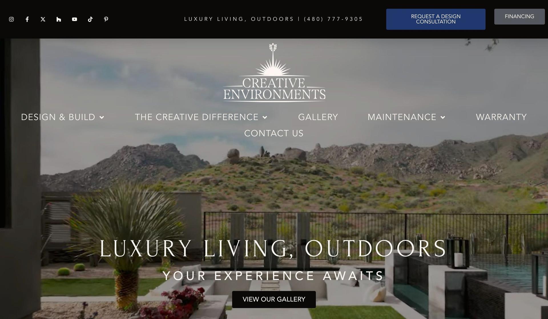 Creative Environments-landscaping websites