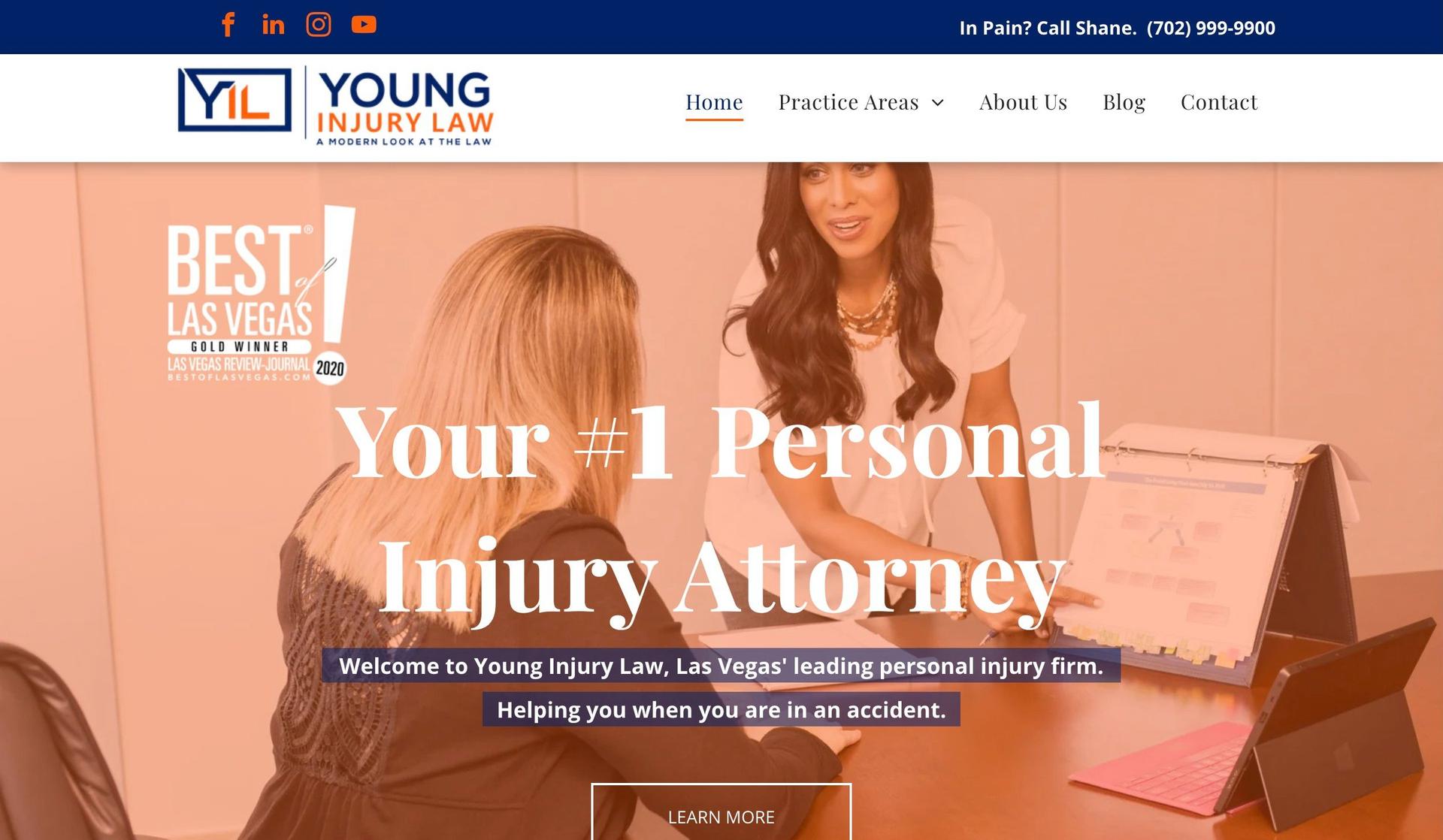 Young Injury Law NV-law firm websites