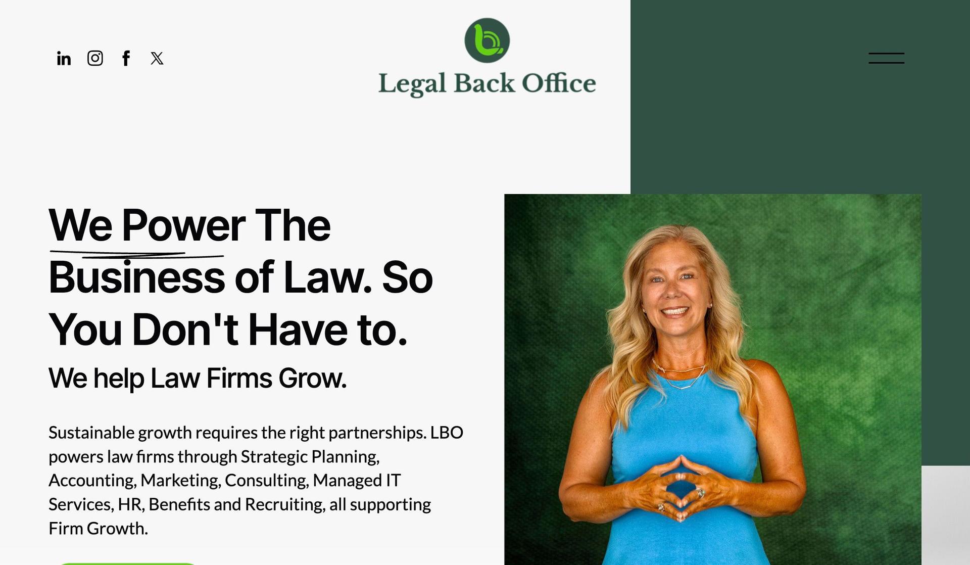 Legal Back Office-law firm websites