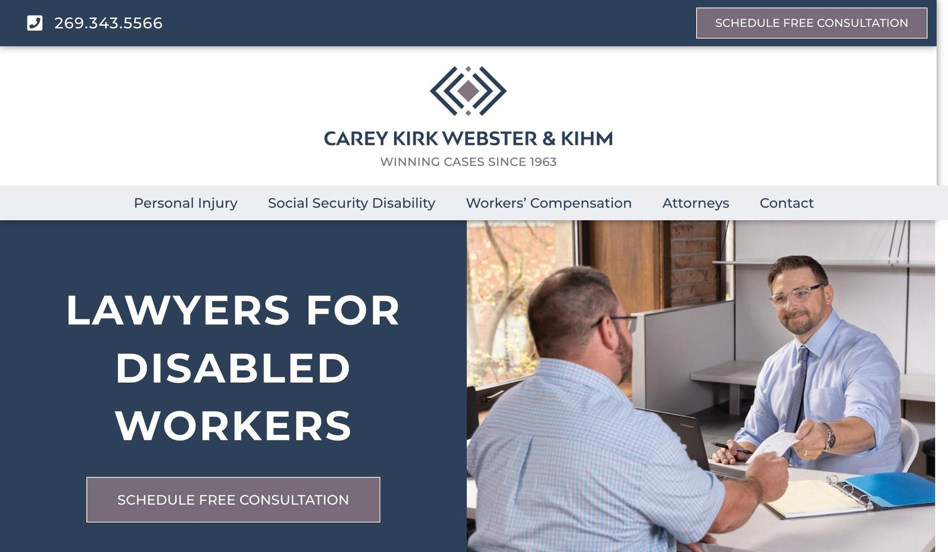 Webster Kihm Law-law firm websites