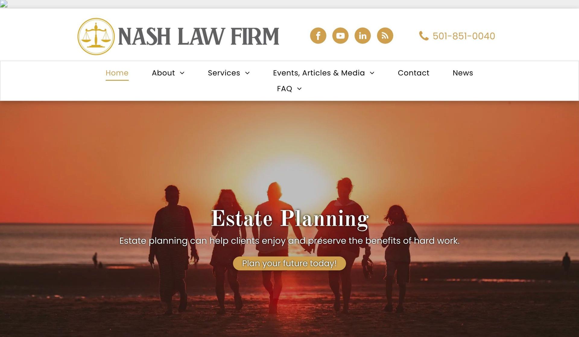 Maumelle Law-law firm websites