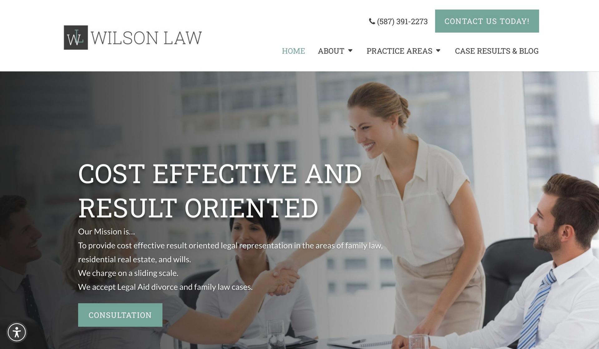 Wilson Law Group-law firm websites