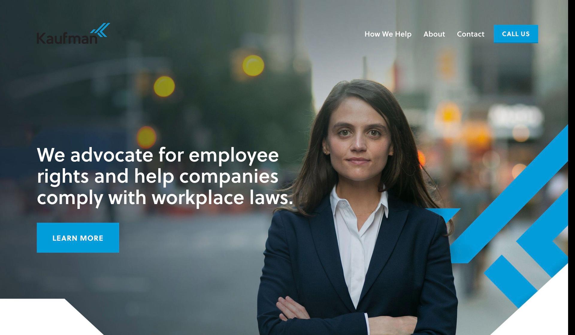 Kaufman Law NYC-law firm websites