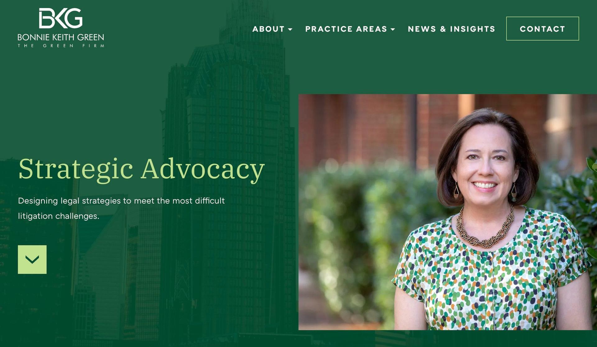 Bonnie Green Law-solo law firm websites