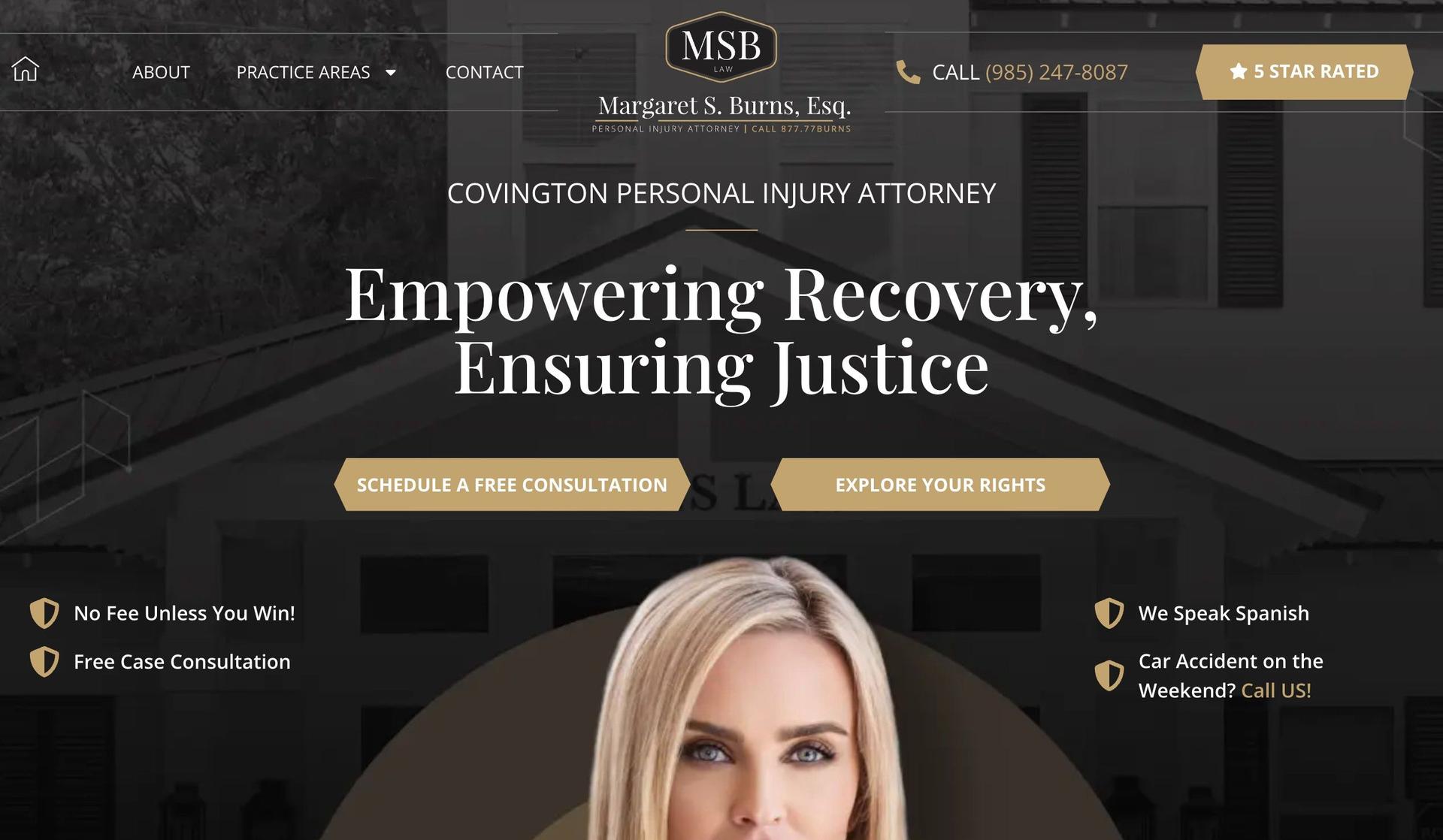 MSB Law-solo law firm websites