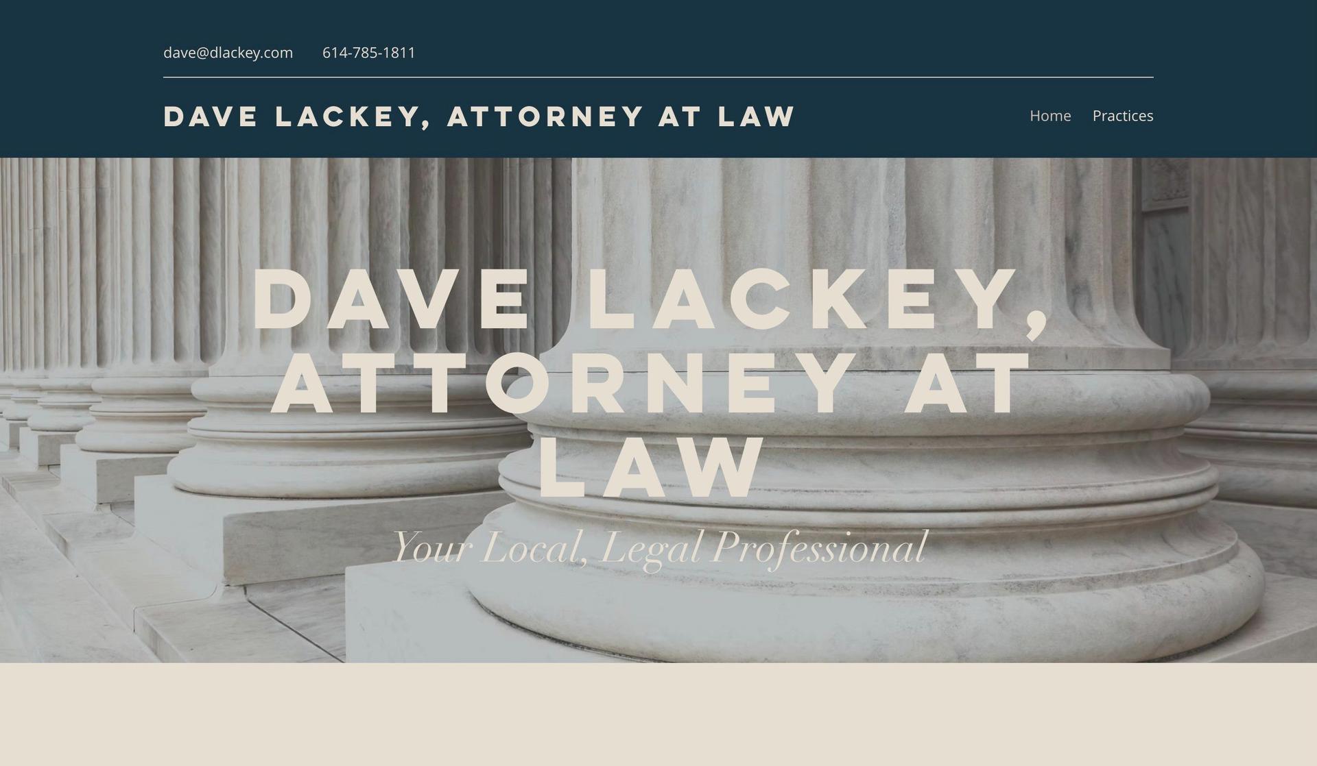 D. Lackey Law-solo law firm websites