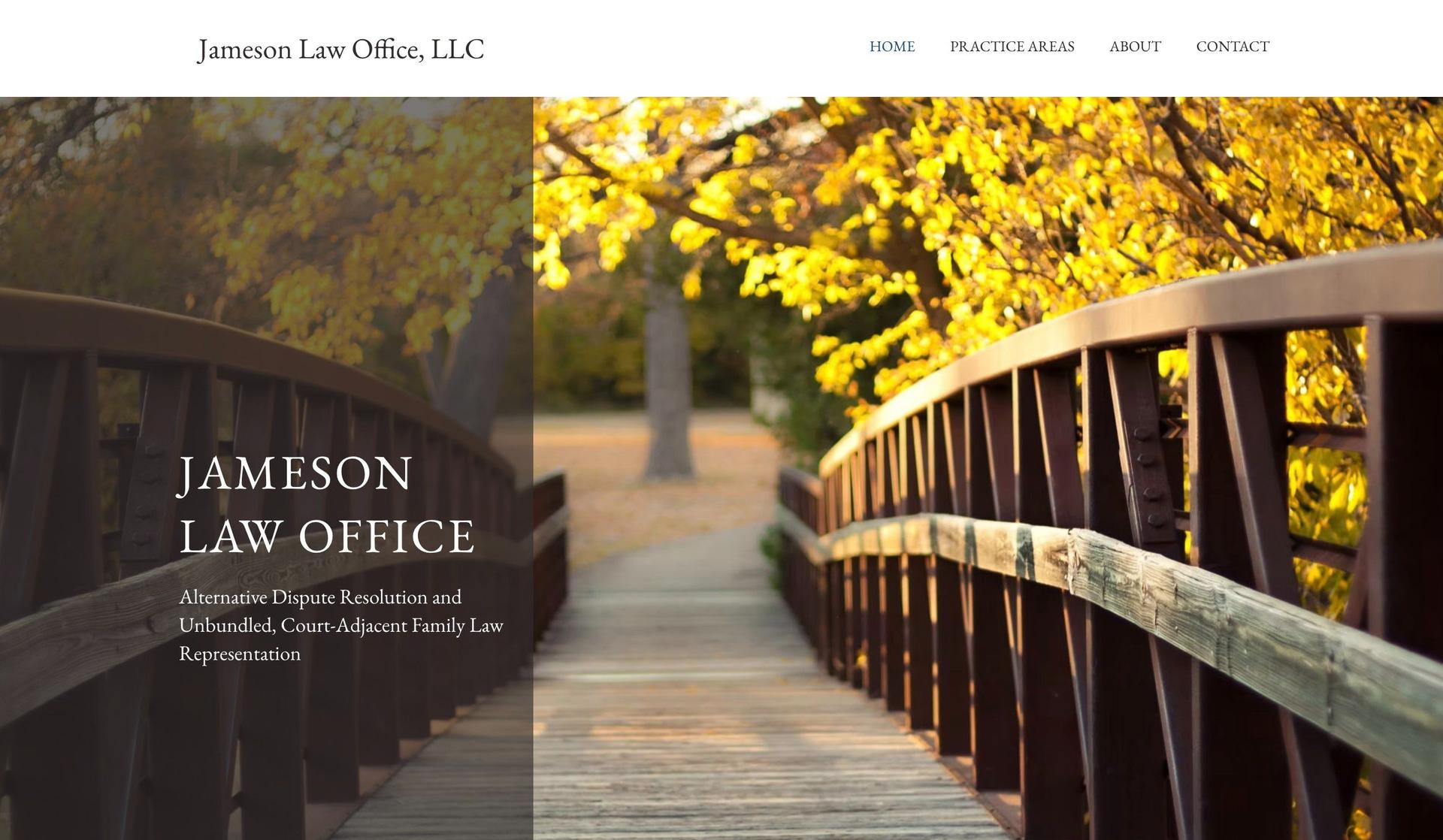 Jameson Law Office-solo law firm websites