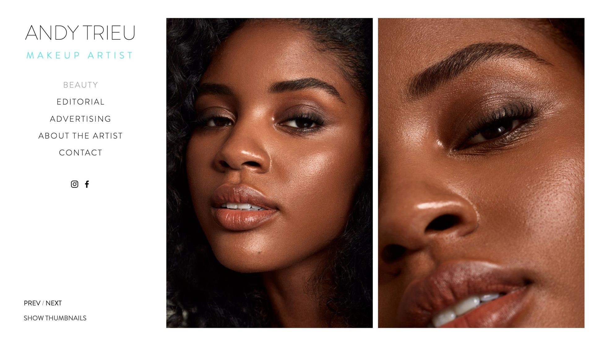 Andy H Trieu-makeup artist websites