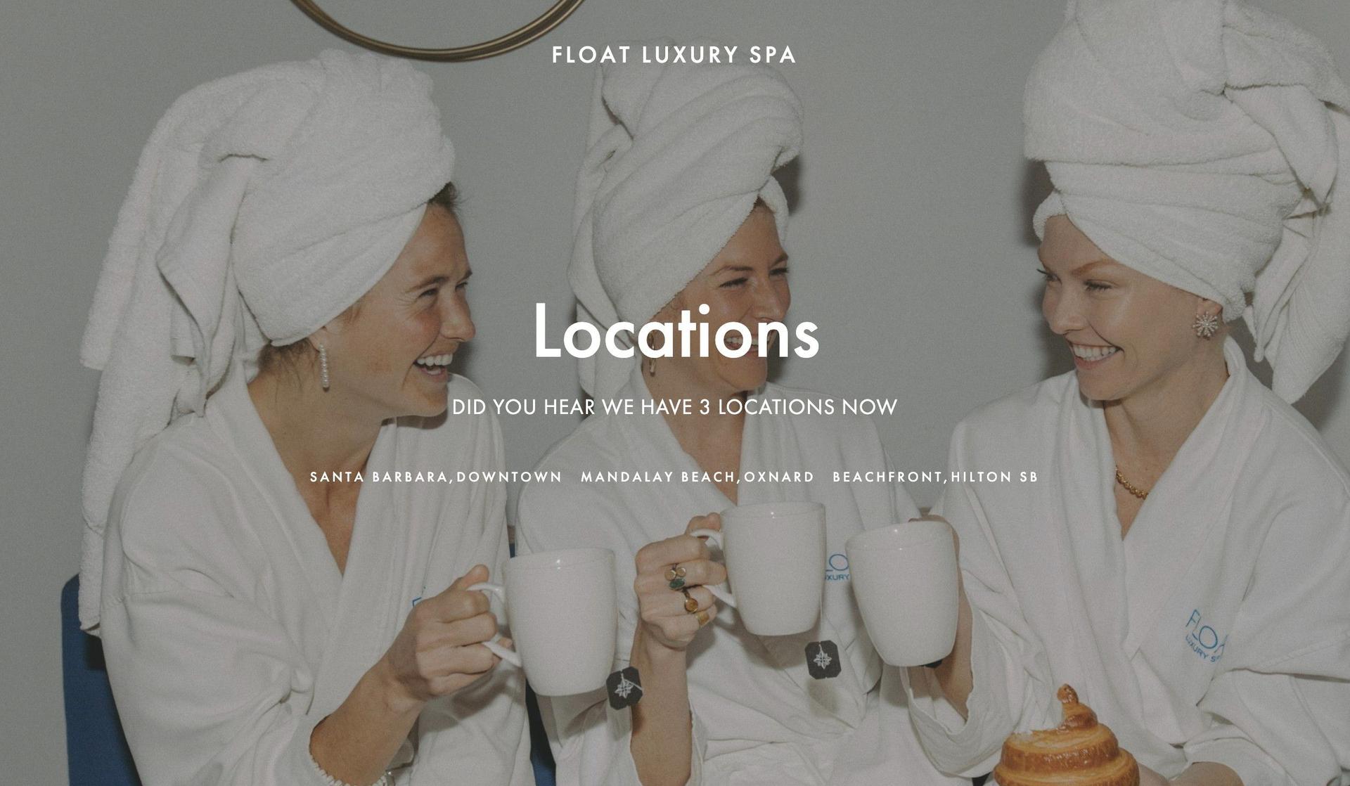 Float Luxury Spa-massage therapist websites