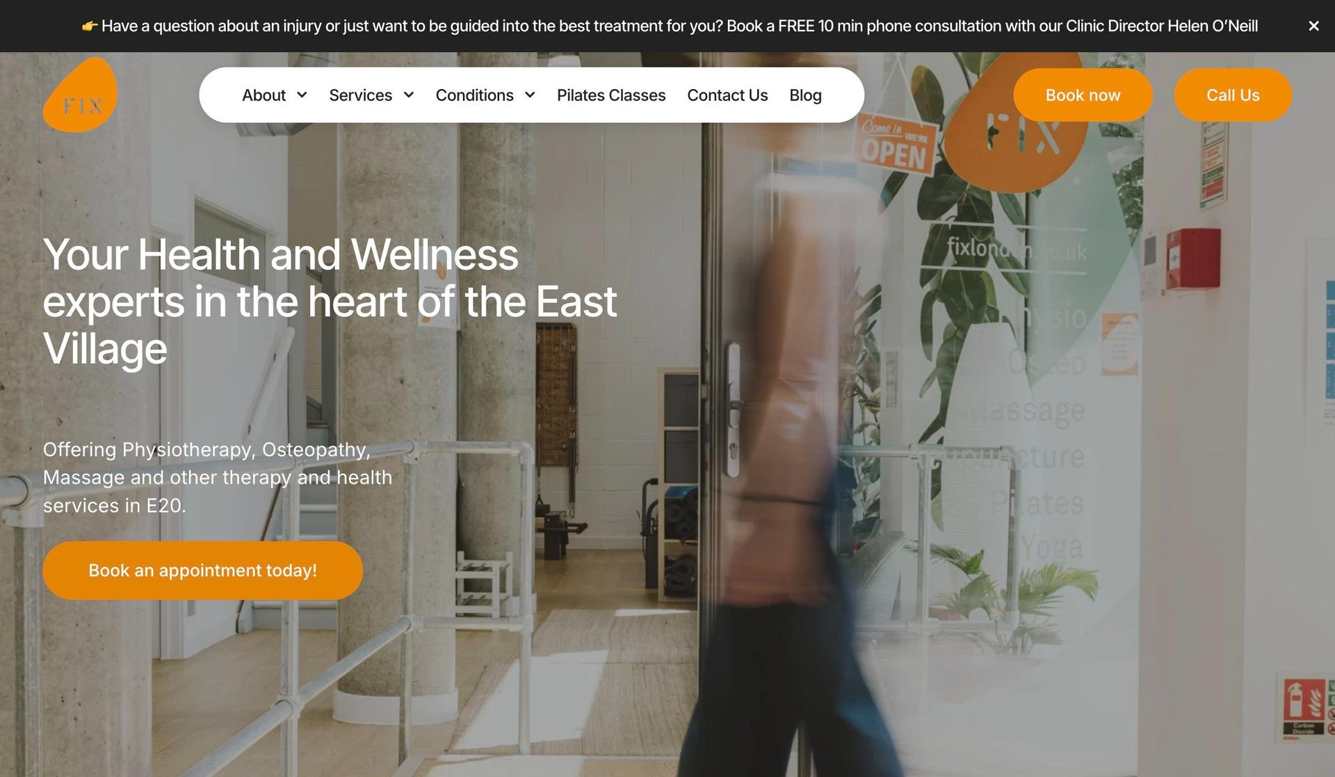 Fix London-massage therapist websites