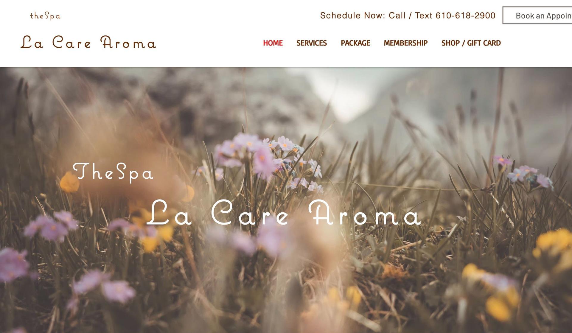La Care Aroma-massage therapist websites