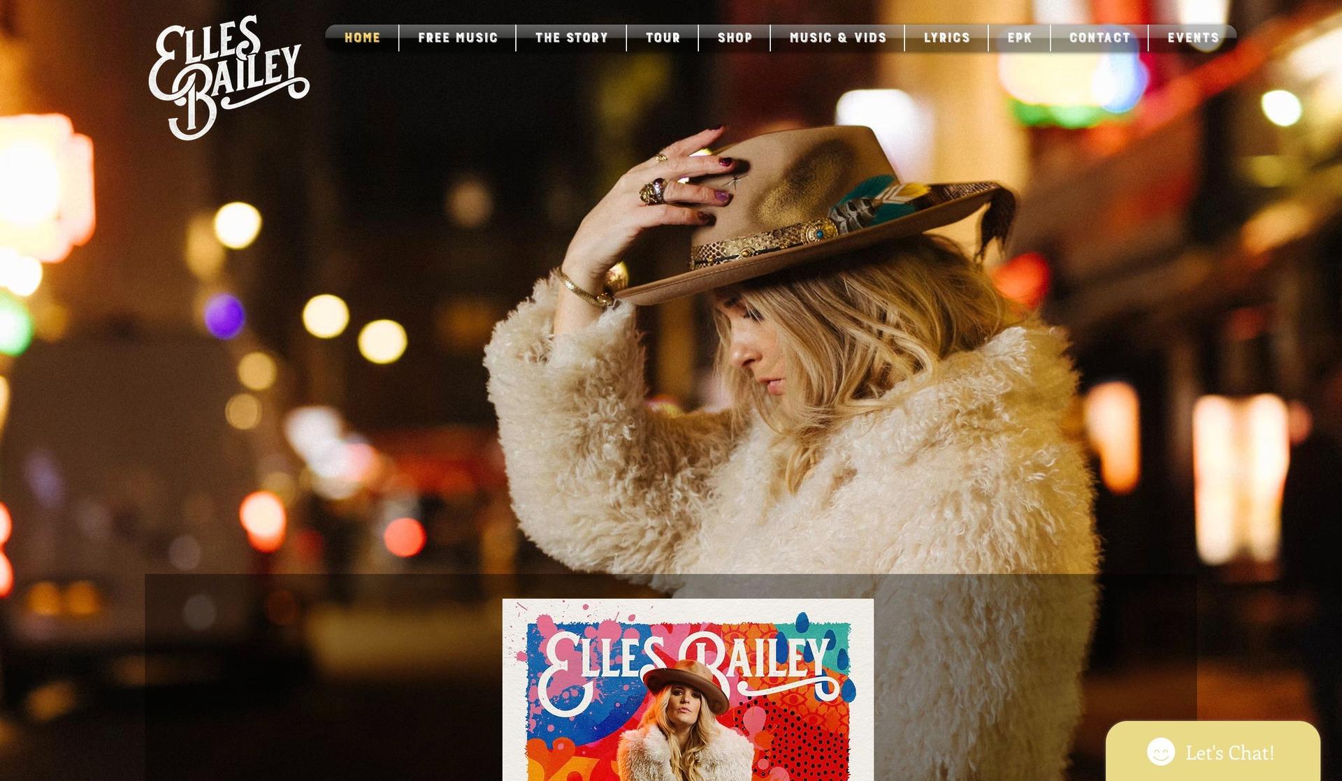 Elles Bailey-singer websites