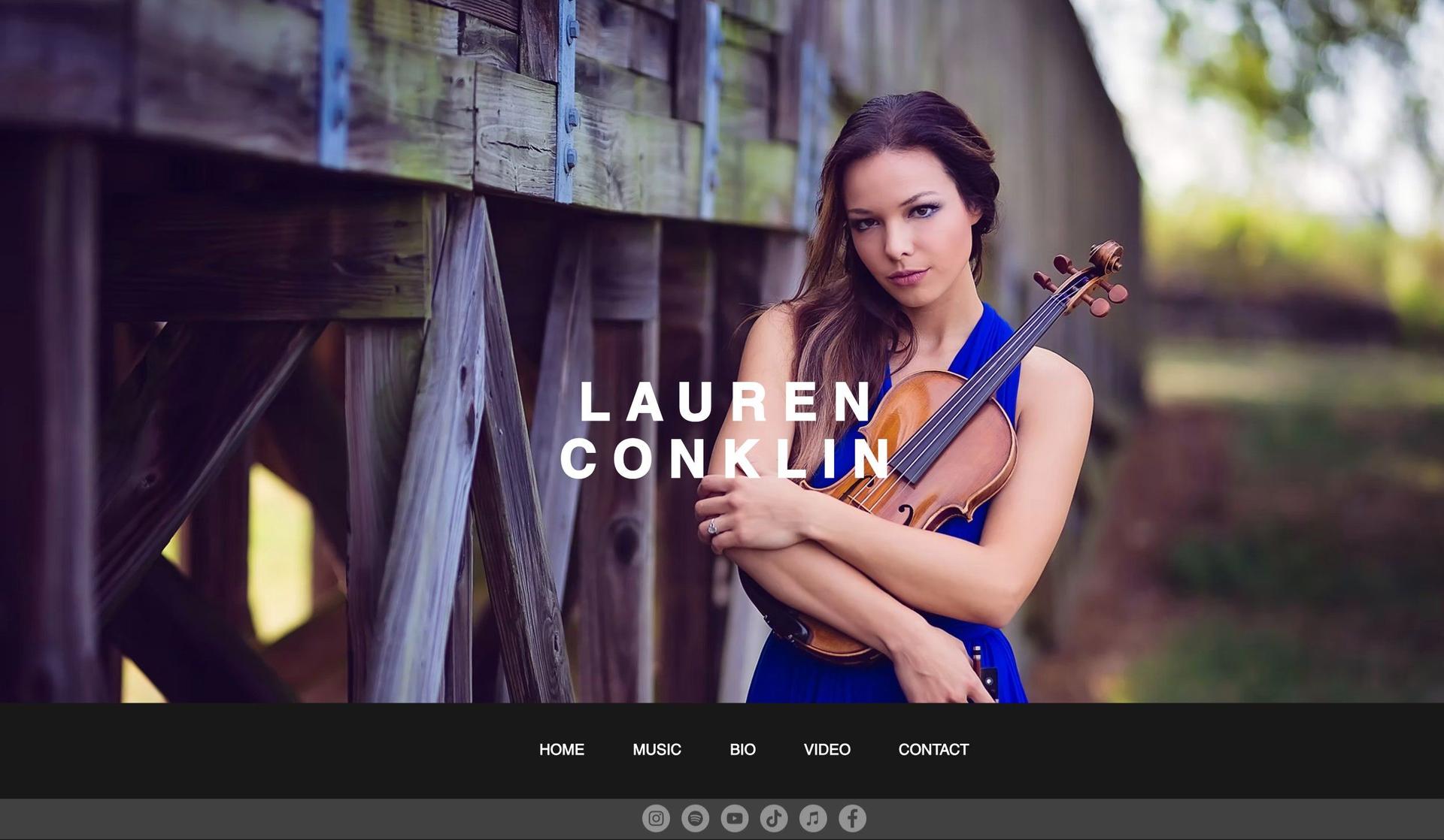 Lauren Conklin-musician websites