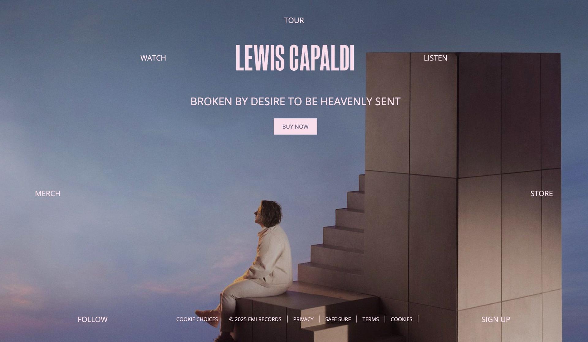 Lewis Capaldi-musician websites