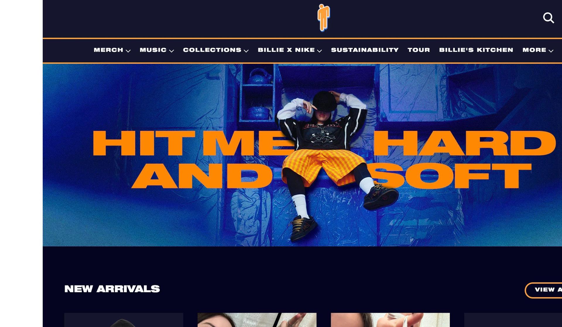 Billie Eilish-singer websites