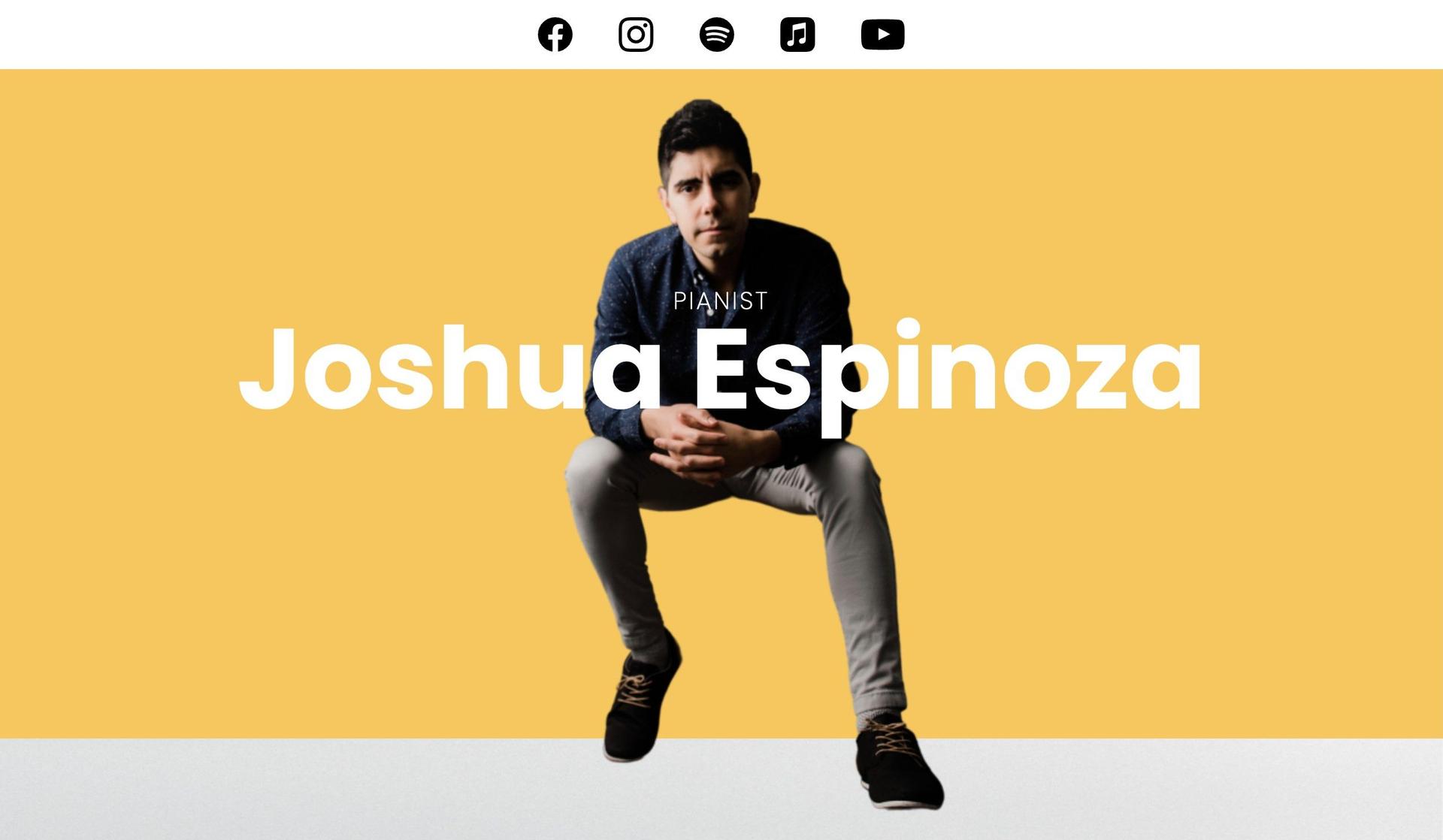 Joshua Espinoza-musician websites