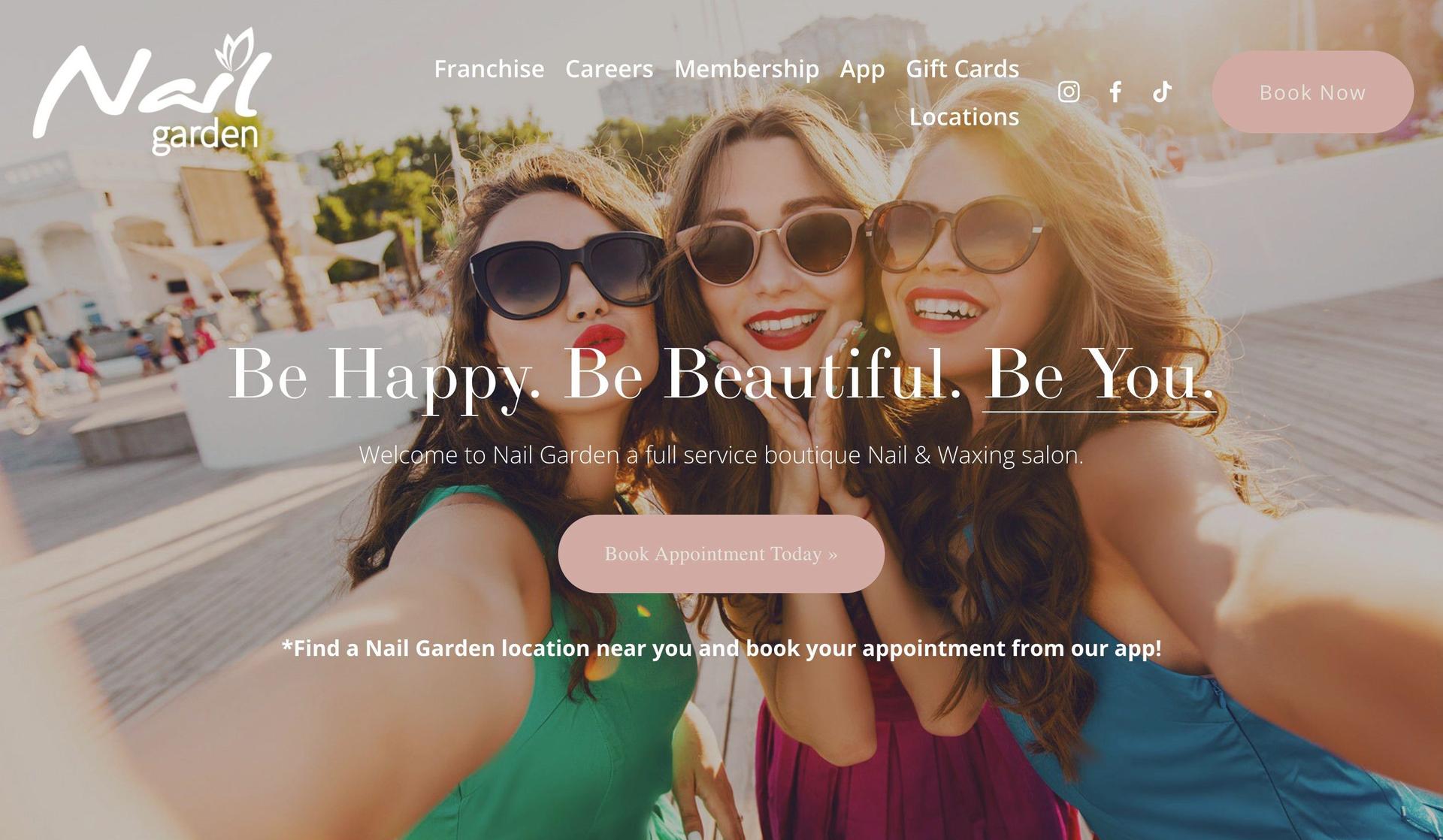Nail Garden-nail salon websites